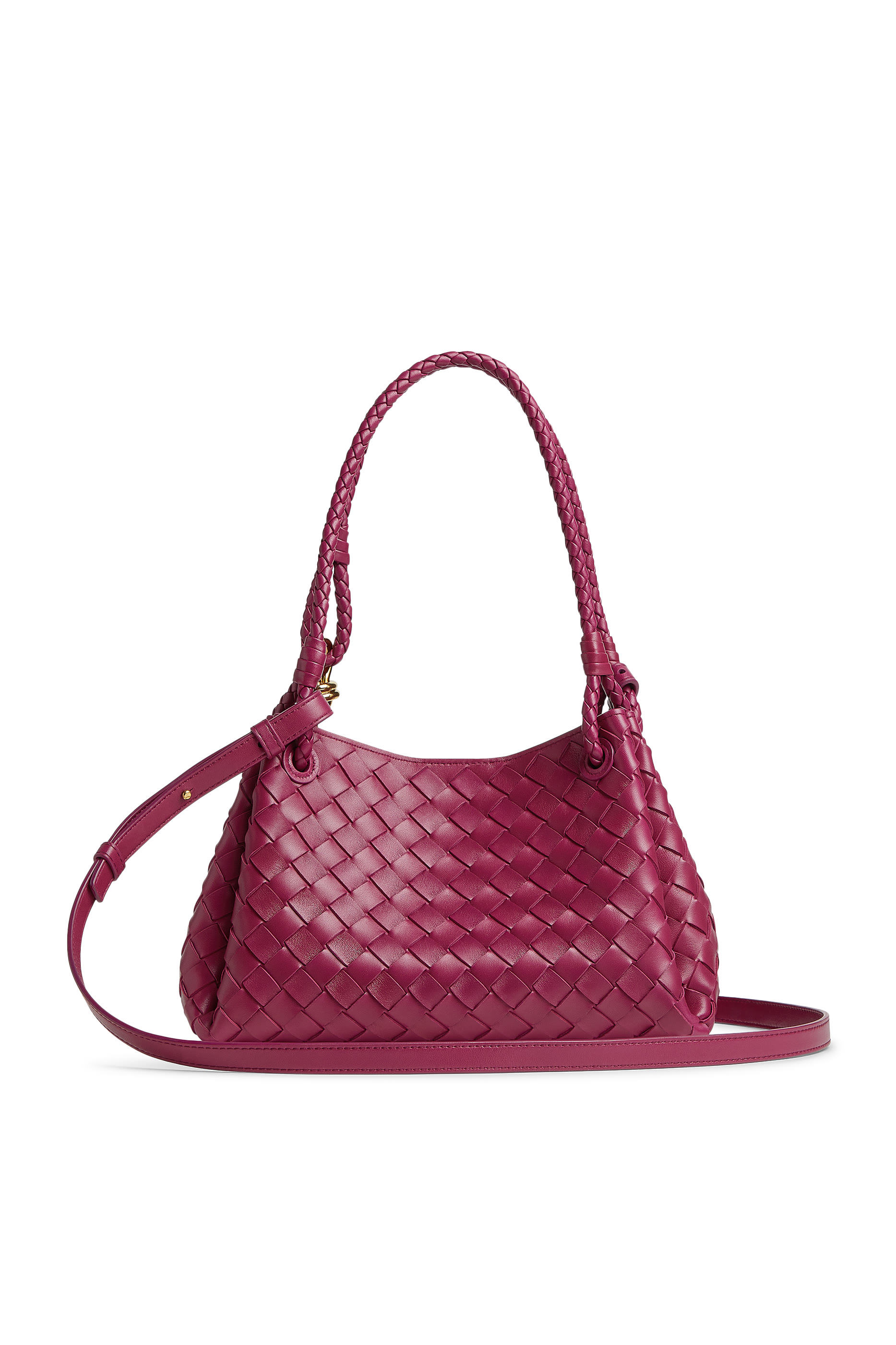 Intrecciato Large Parachute Shoulder Bag