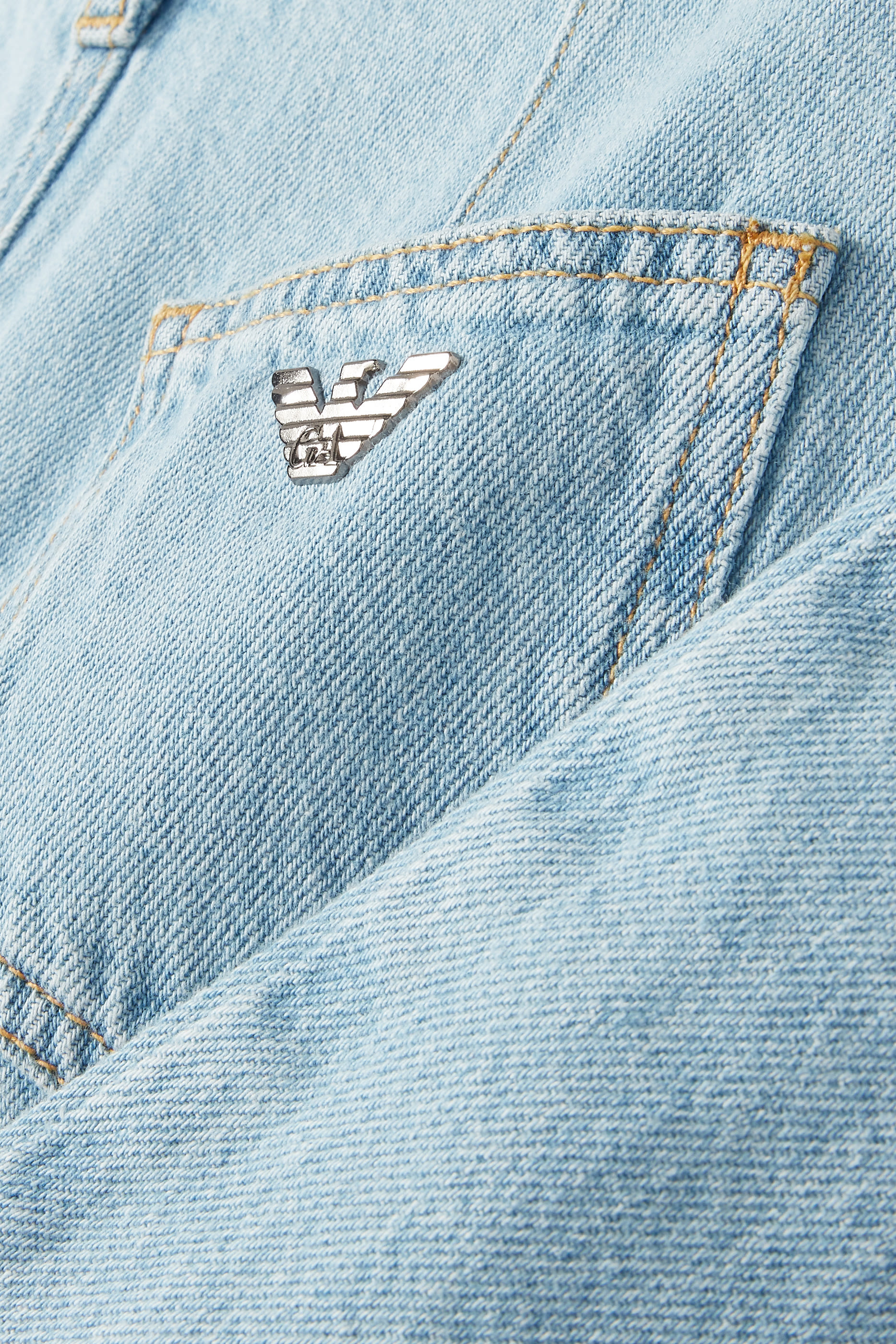 Kids Wide-Leg Denim Jeans