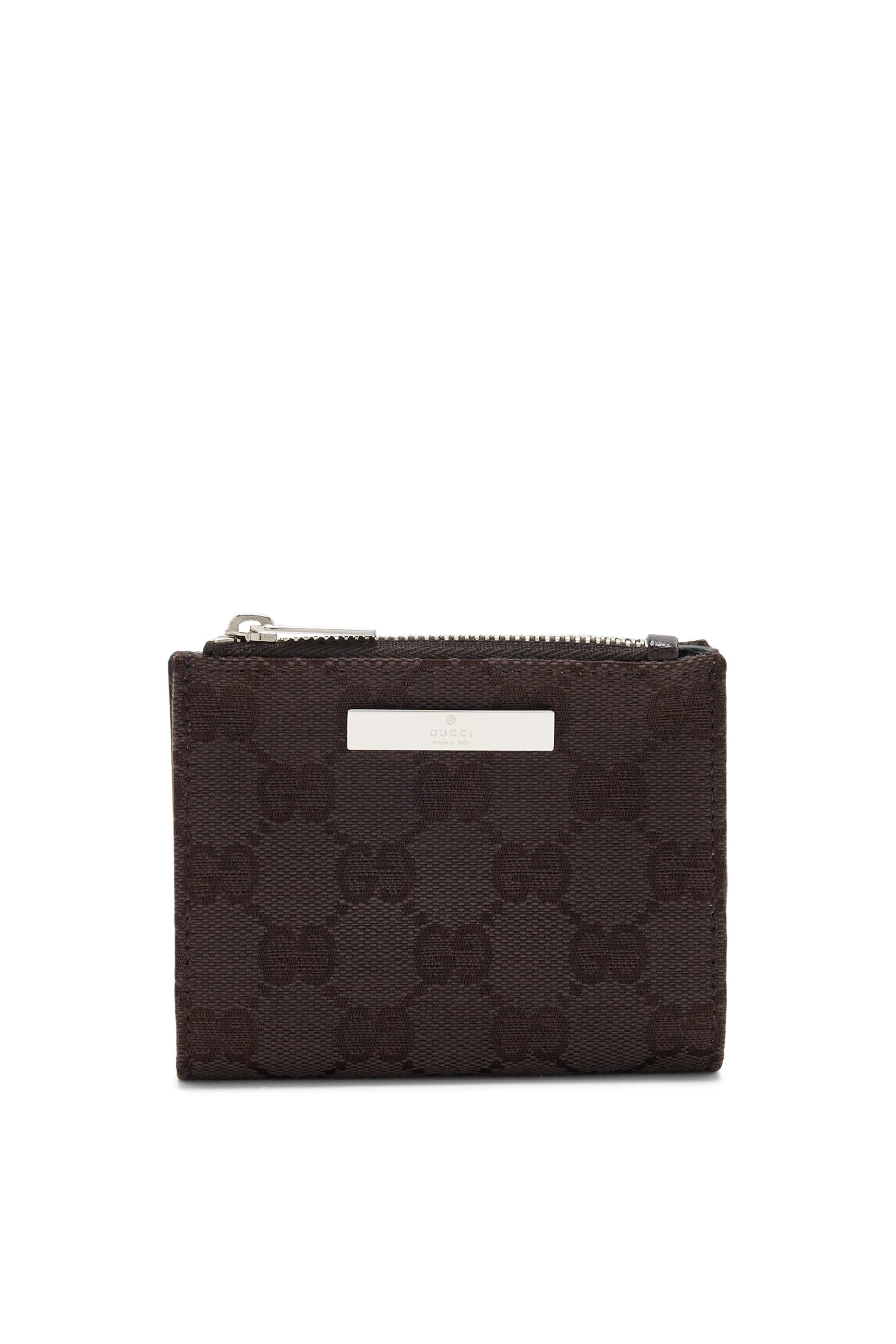 Small Wallet with Logo Plaque