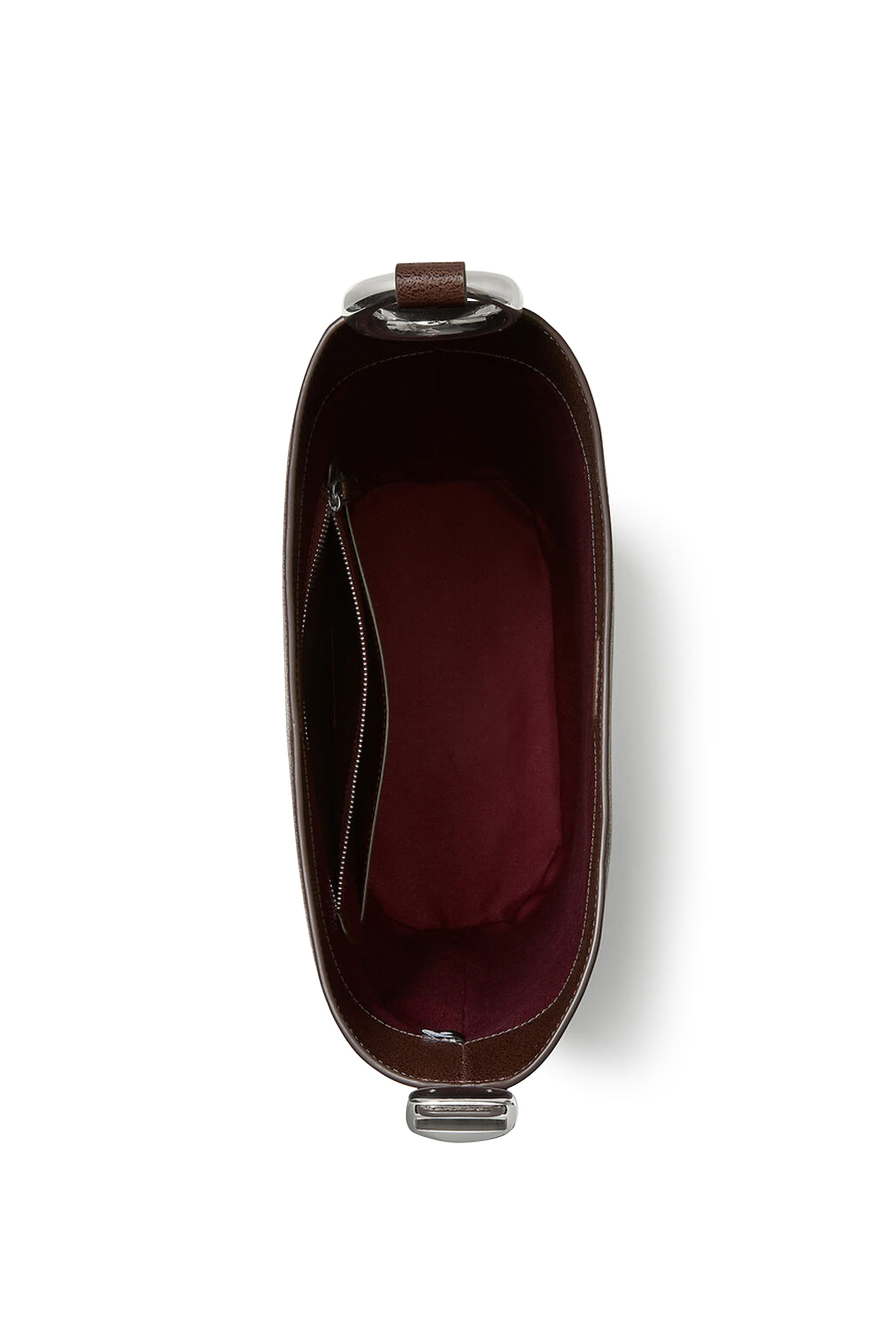 Halo Glazed Leather Bucket Bag