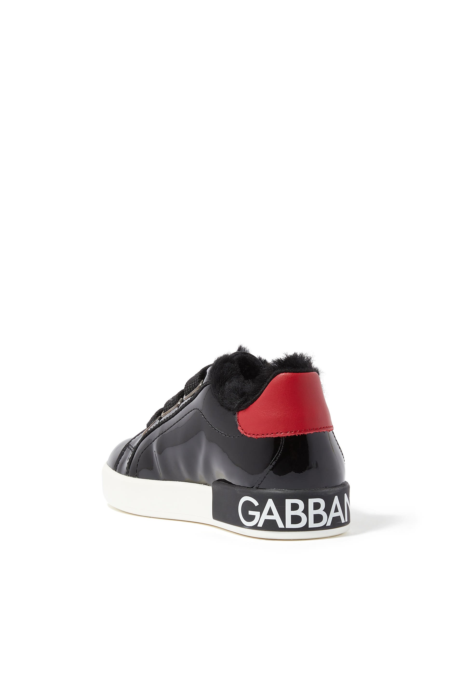 Kids Portofino Patent-Leather Sneakers
