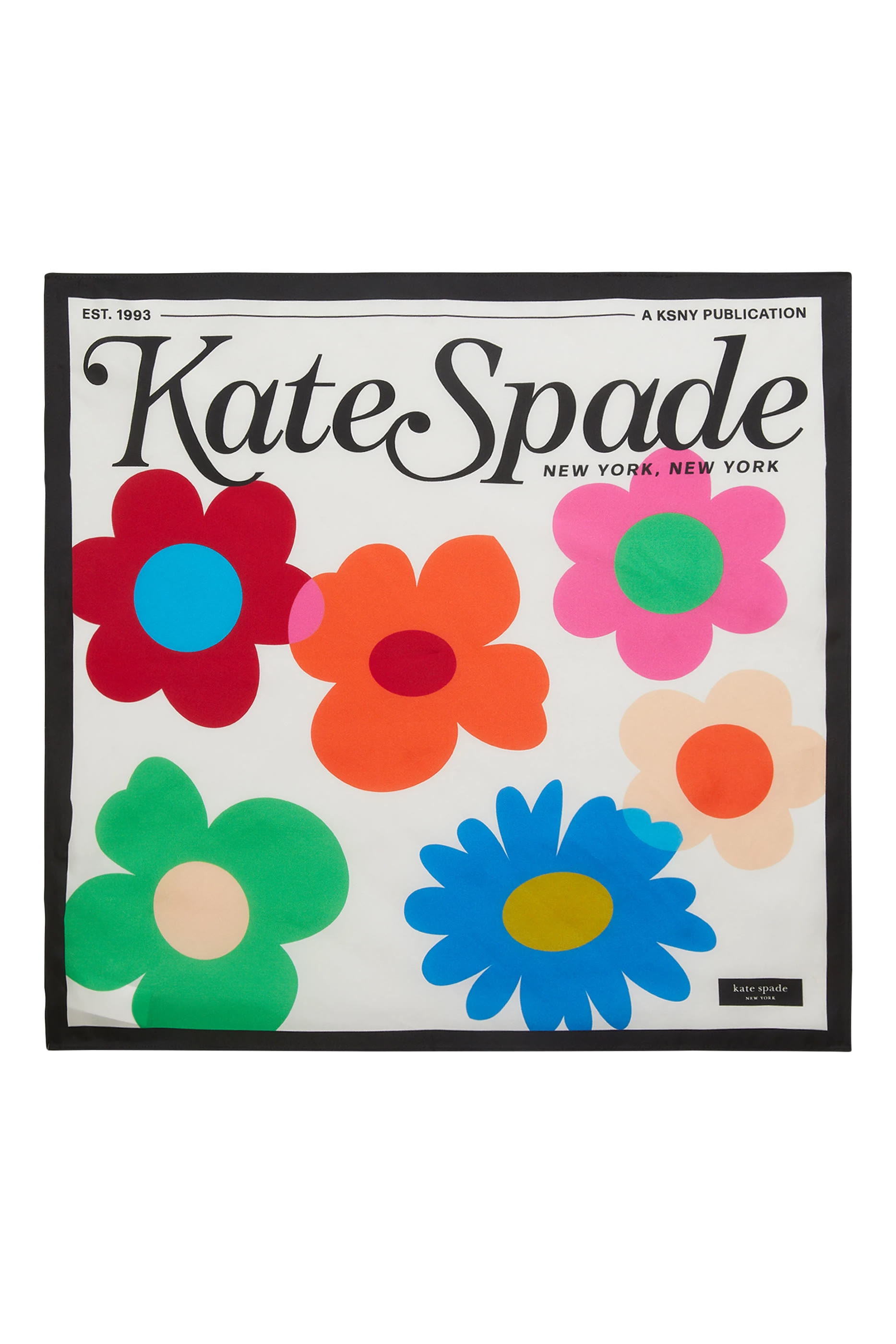 Magazine Silk-Twill Bandana