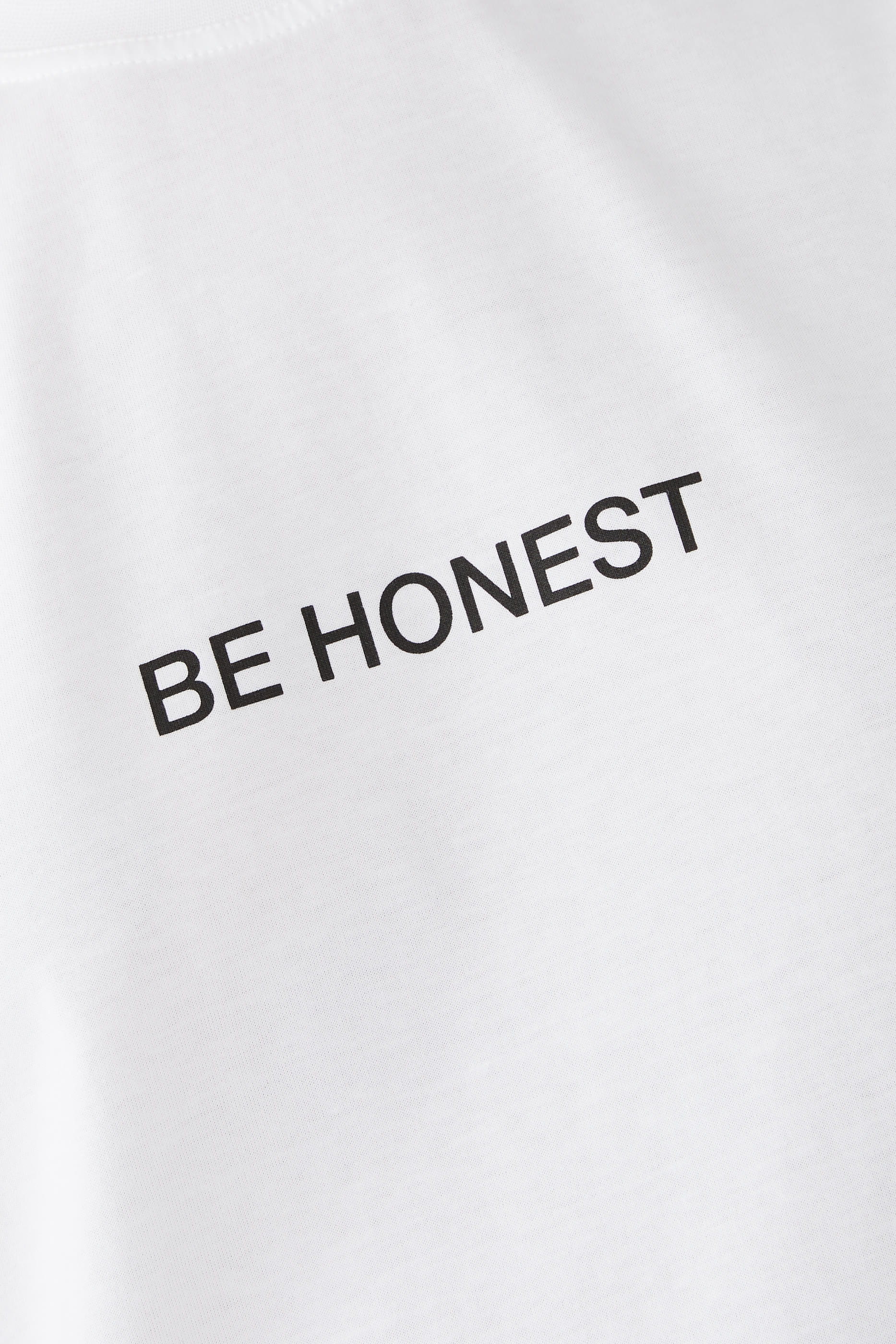 Be Honest Slogan Tank Top