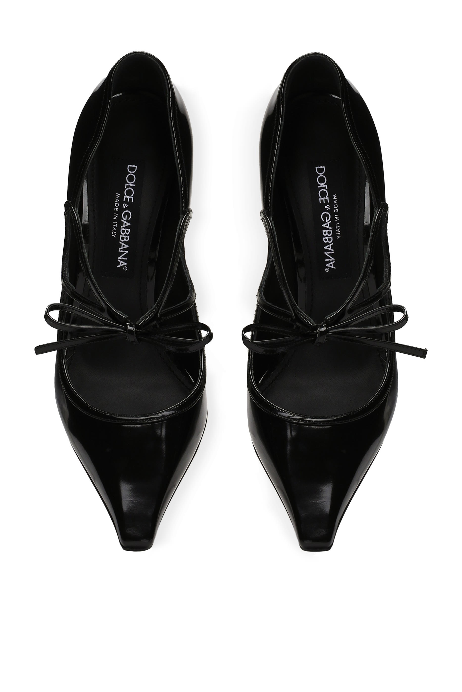 Ribbon-Tie 105 Leather Pumps