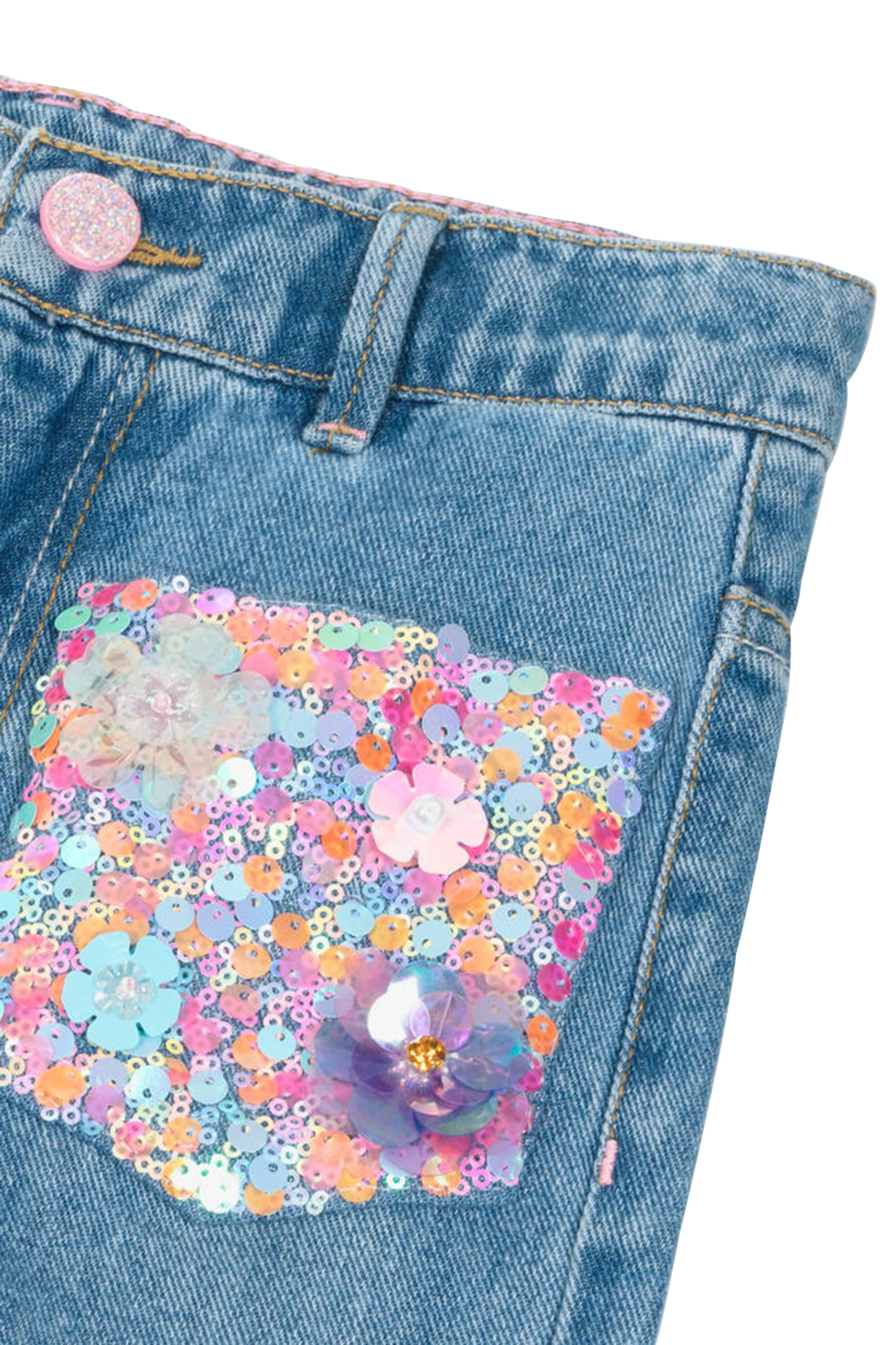 Kids Sequin Pocket Jeans