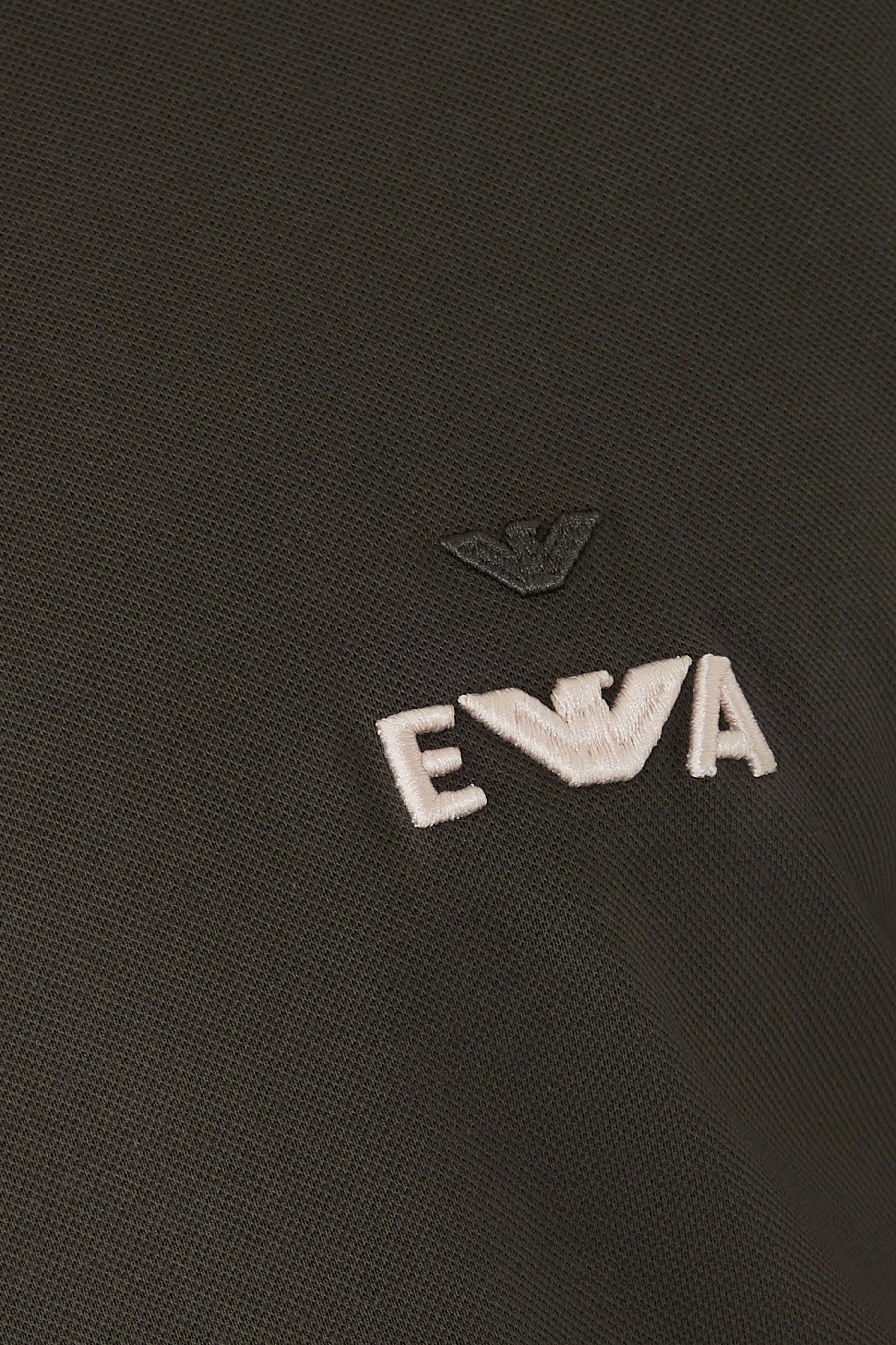EA Logo Embroidered Piqué Polo Shirt