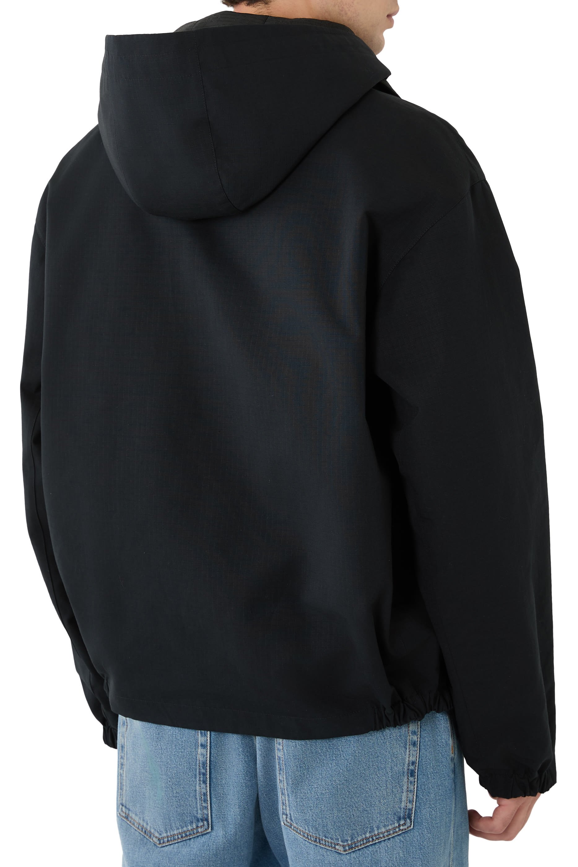 Reversible Cotton Ripstop Zip Jacket