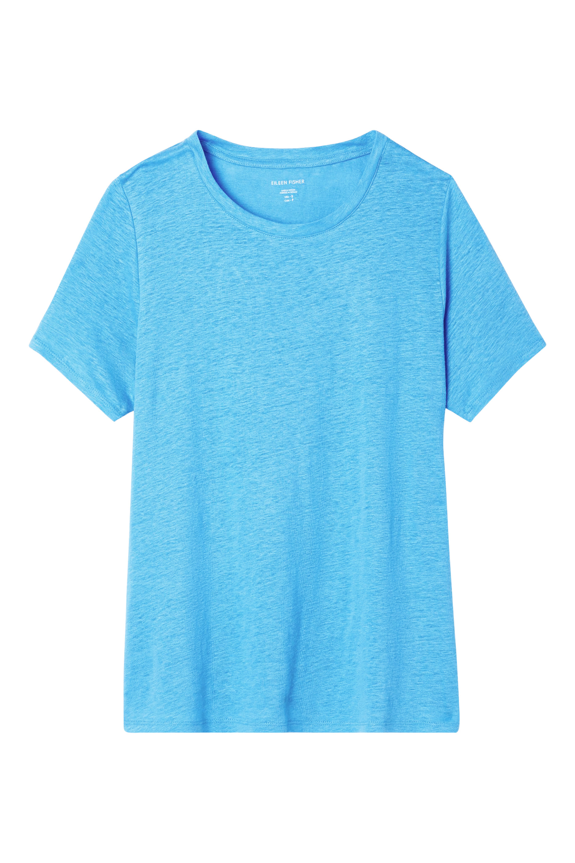Organic Linen Jersey Crewneck T-Shirt