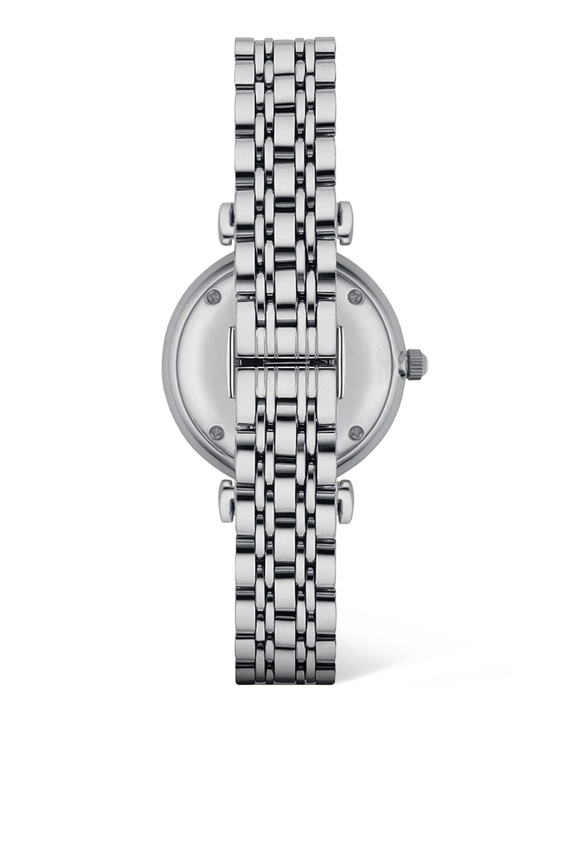 Gianni T-Bar Silver Tone Watch