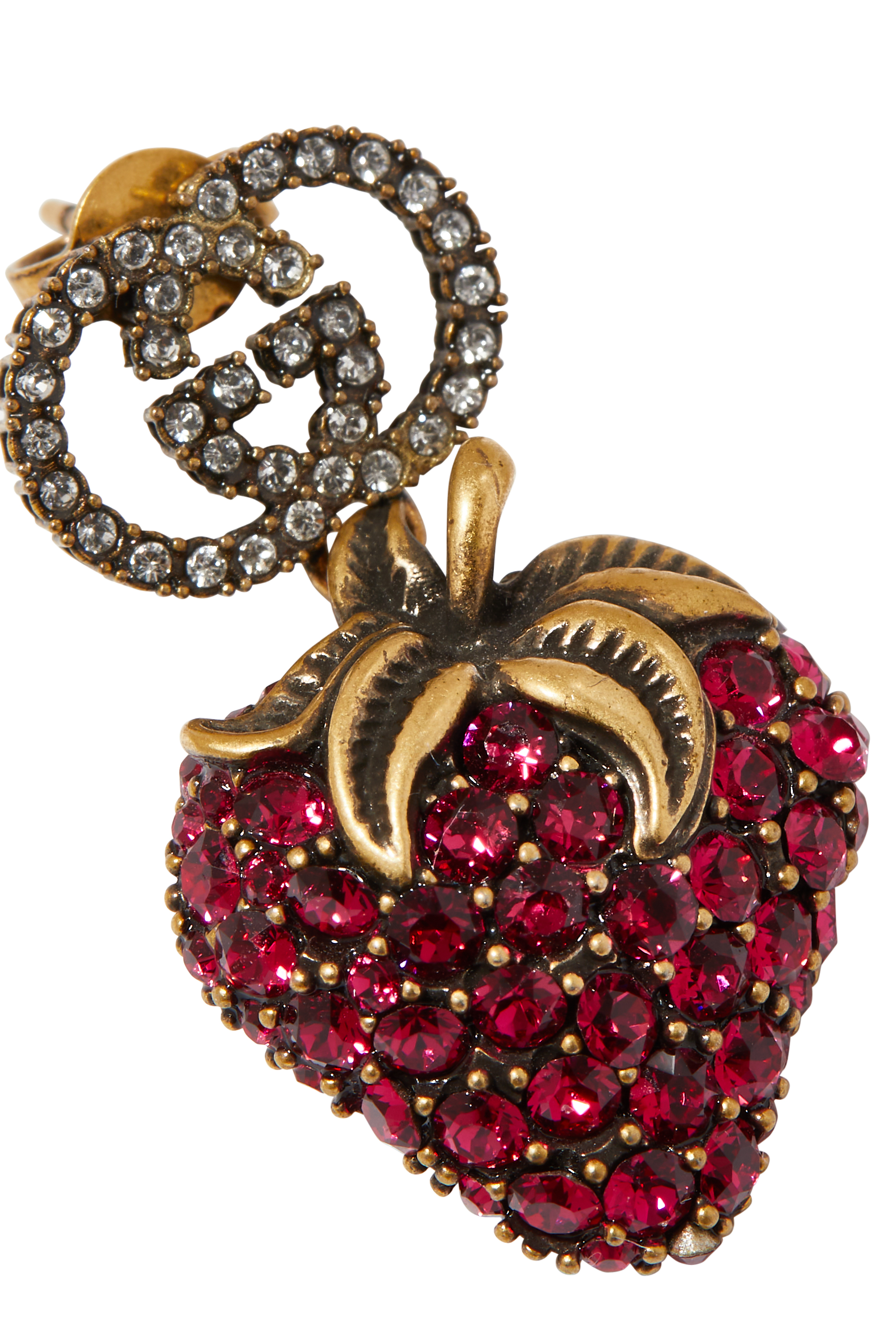 Strawberry Pendant Earrings