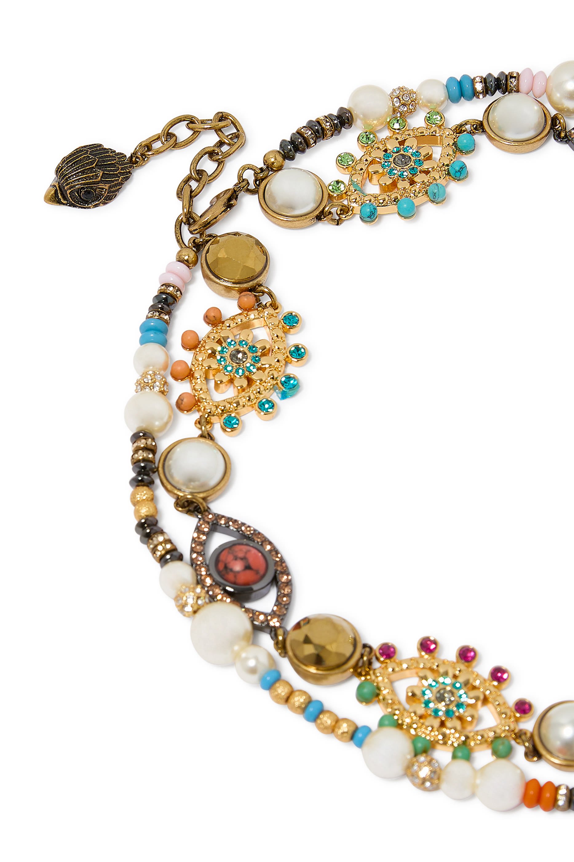 Multi-Strand Eye Necklace