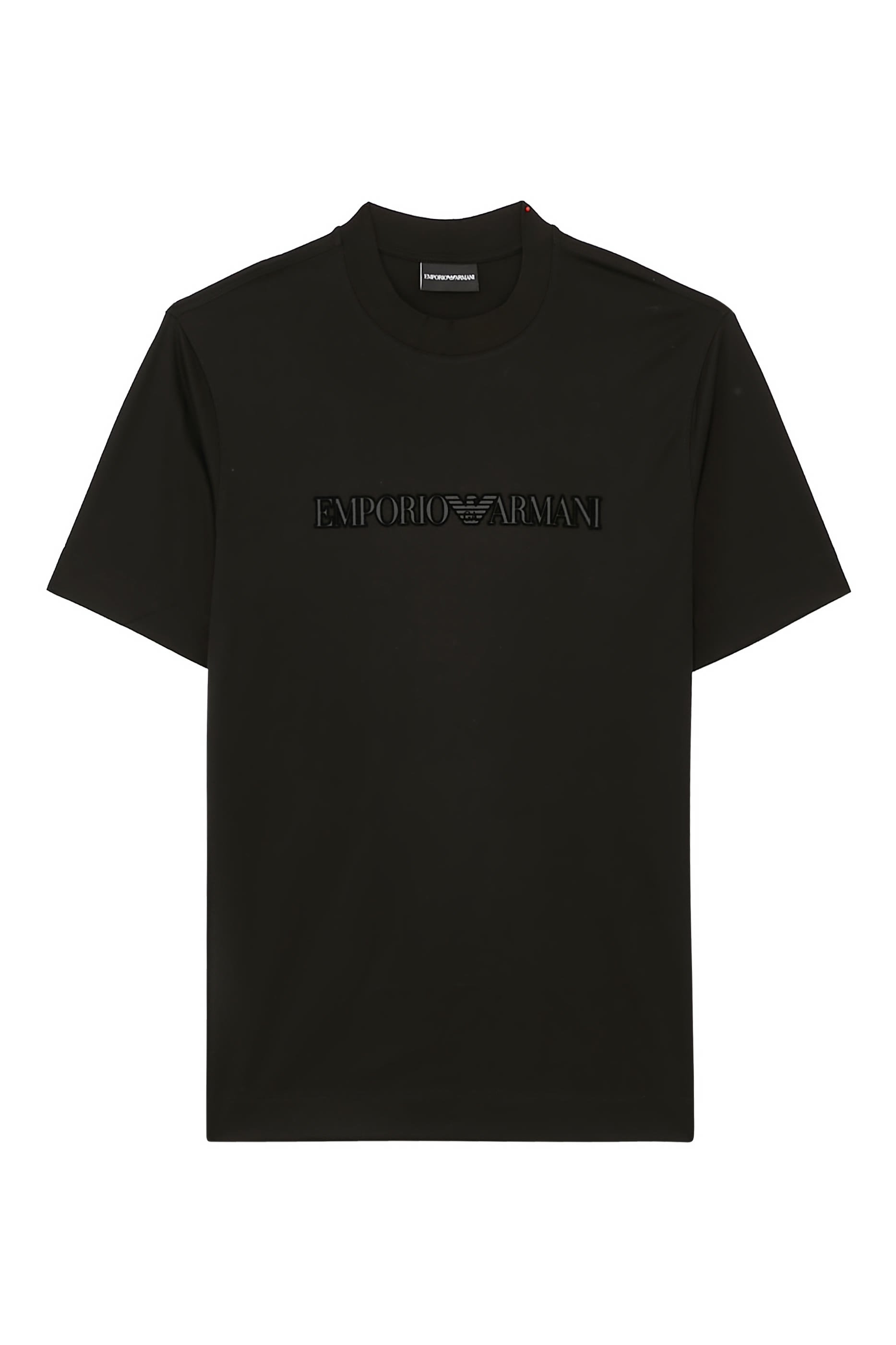 Jersey T-shirt with Flocked Logo