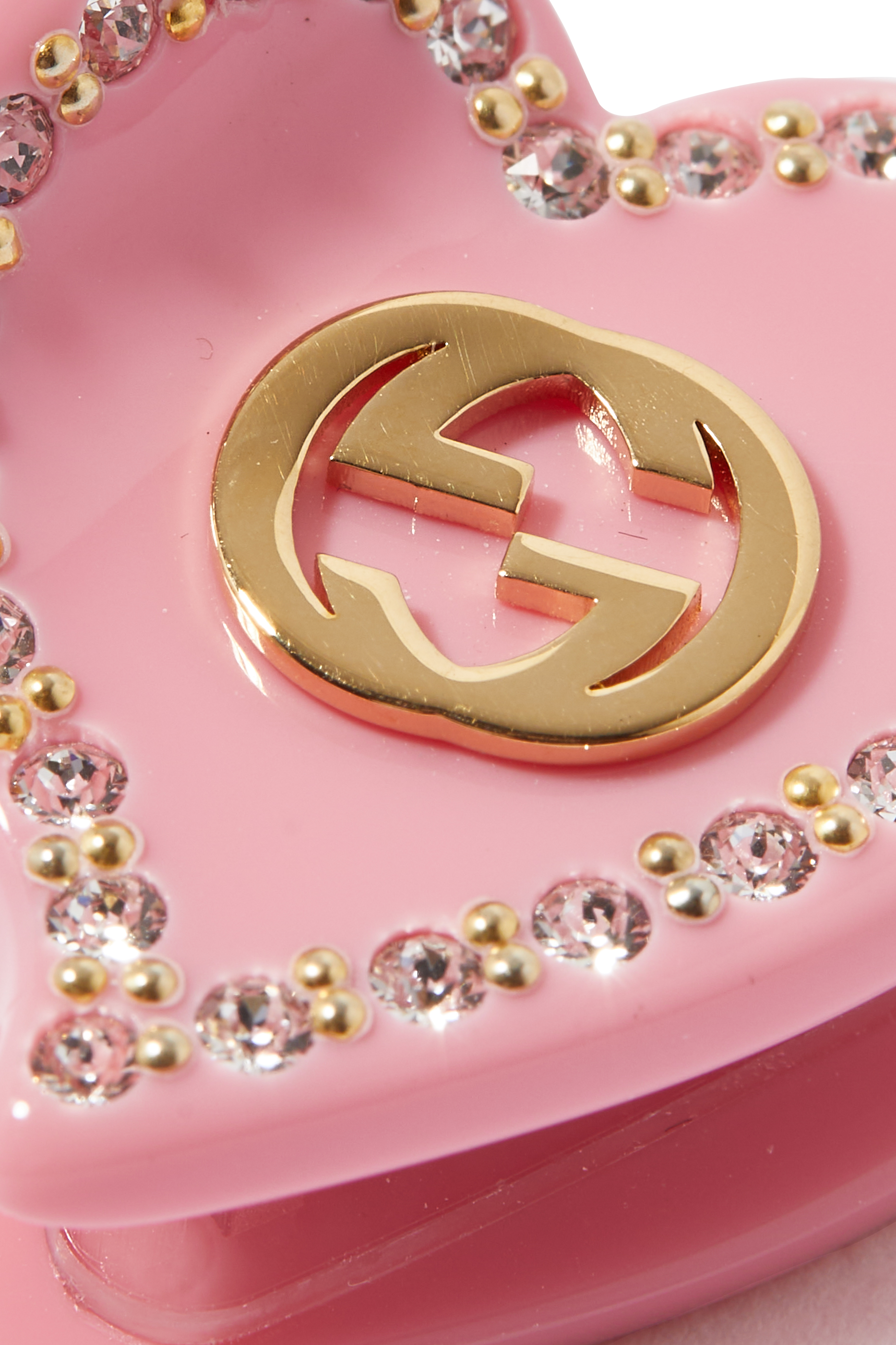 Interlocking G Heart Hair Clip