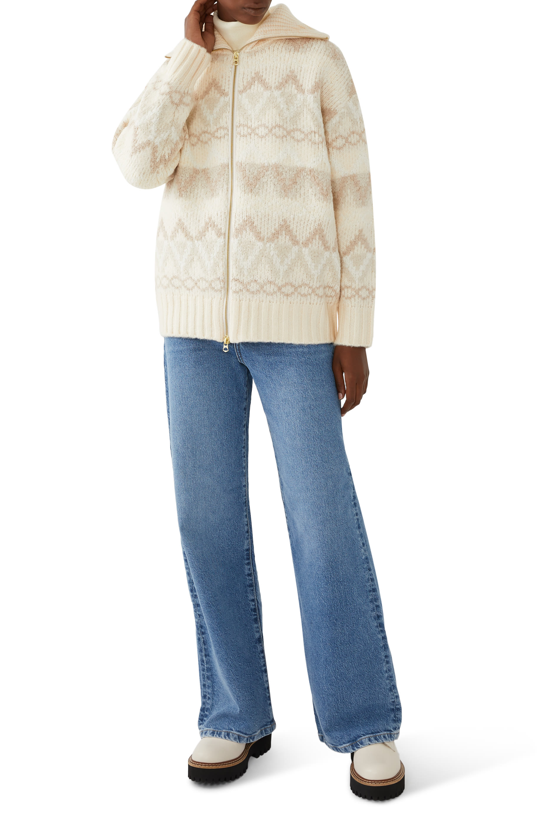 Brooke Fairisle Knit Jacket