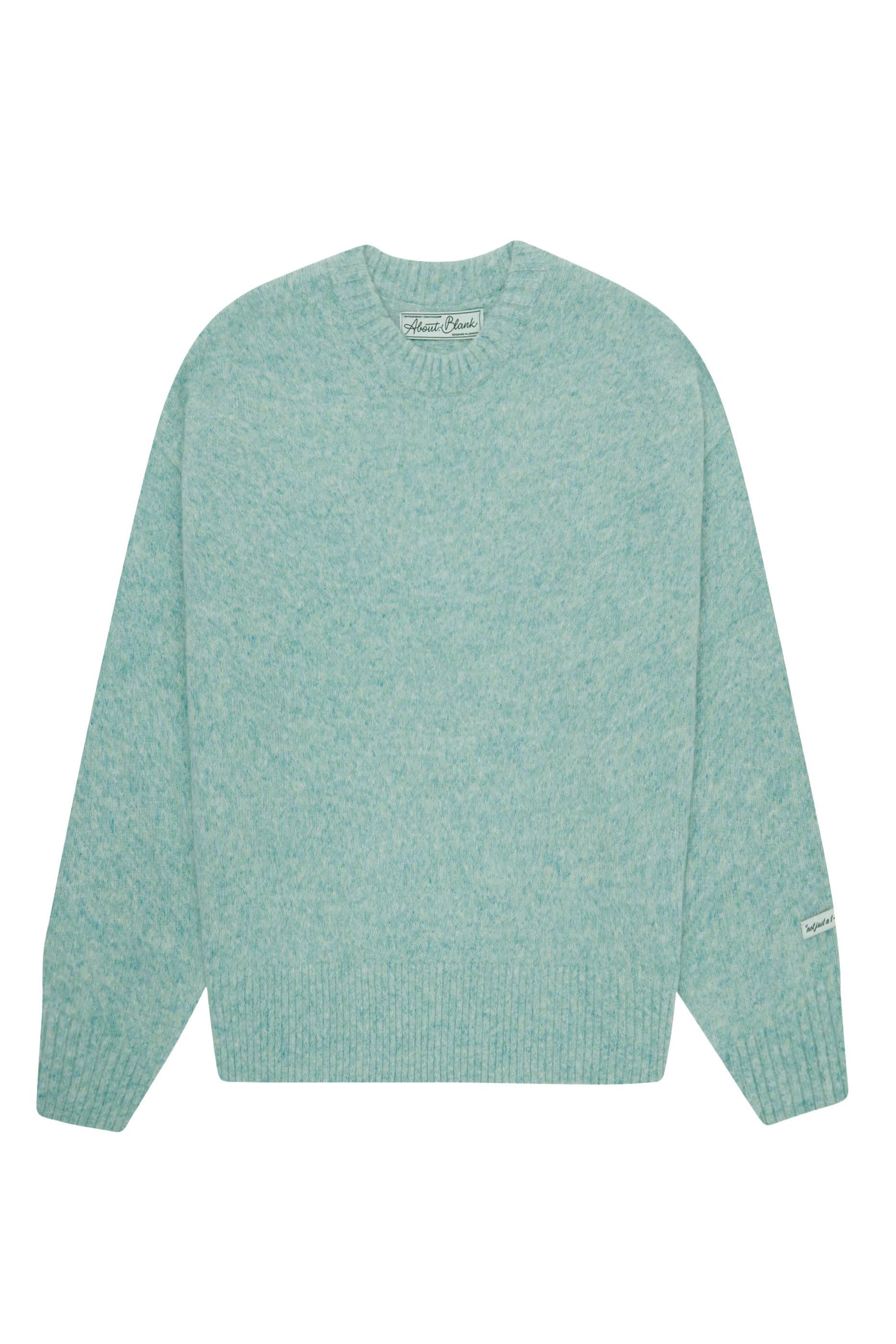 Mohair Knit Crewneck Sweater