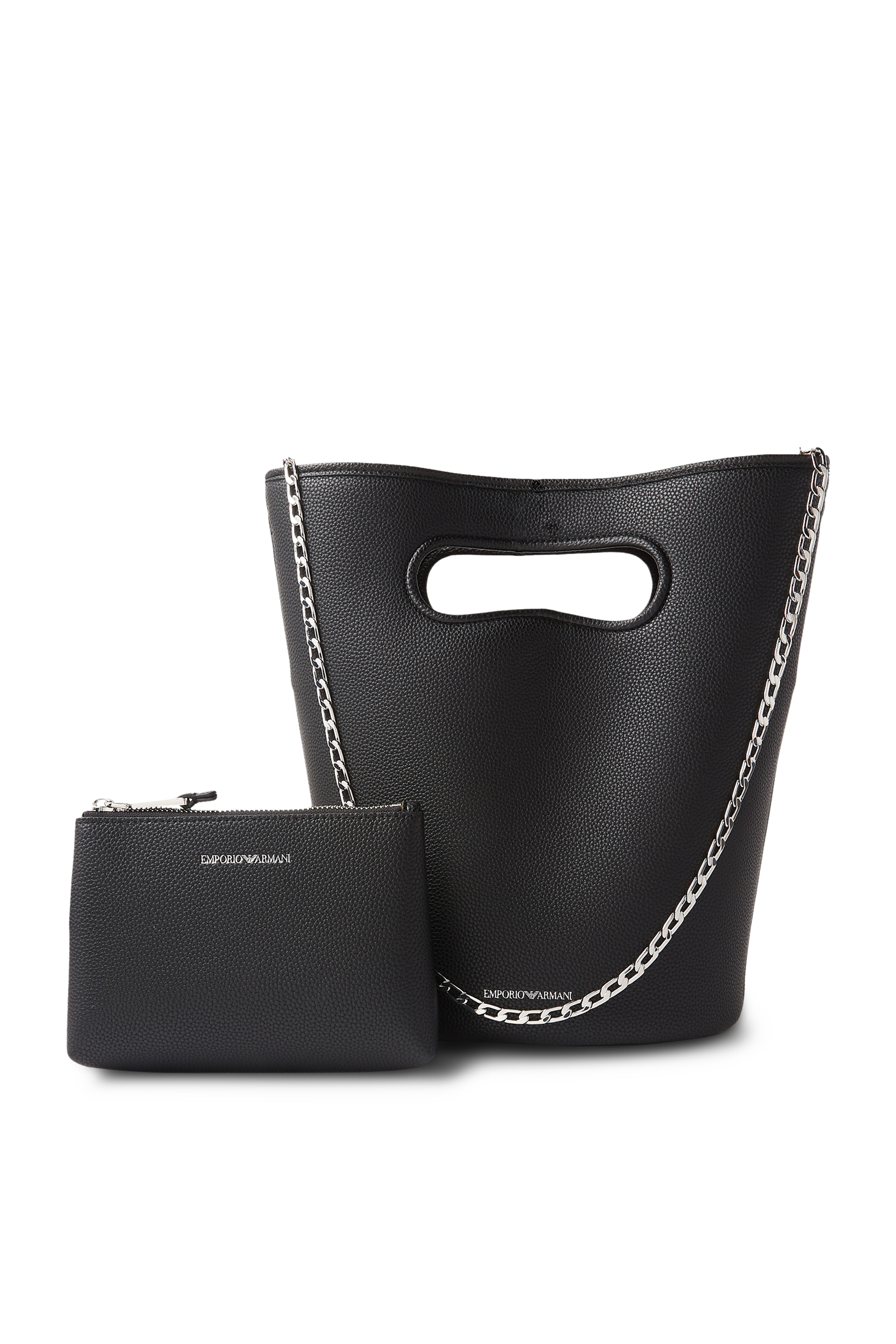 Deer-Print Bucket Bag