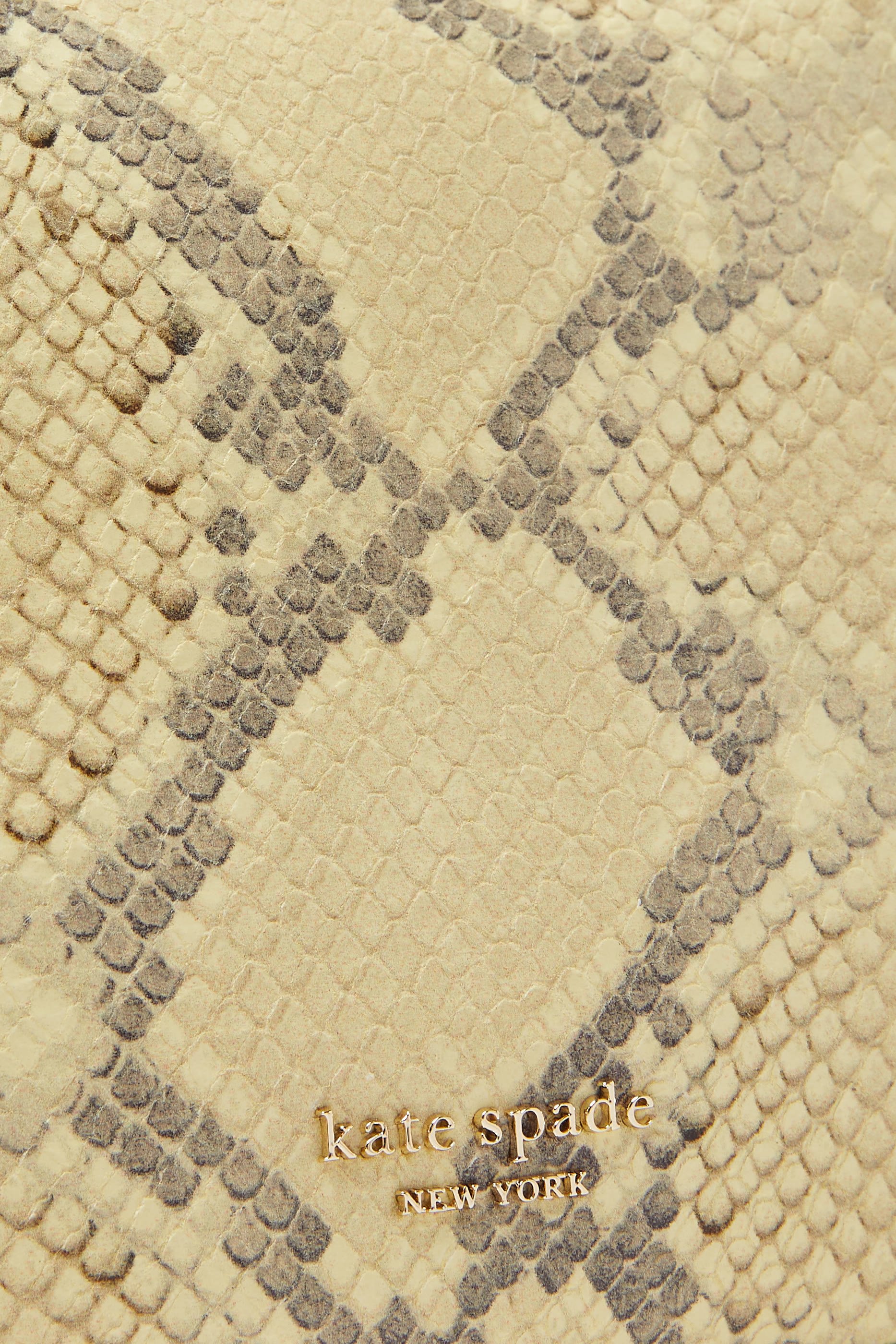 Loop Snake Embossed Crossbody Bag