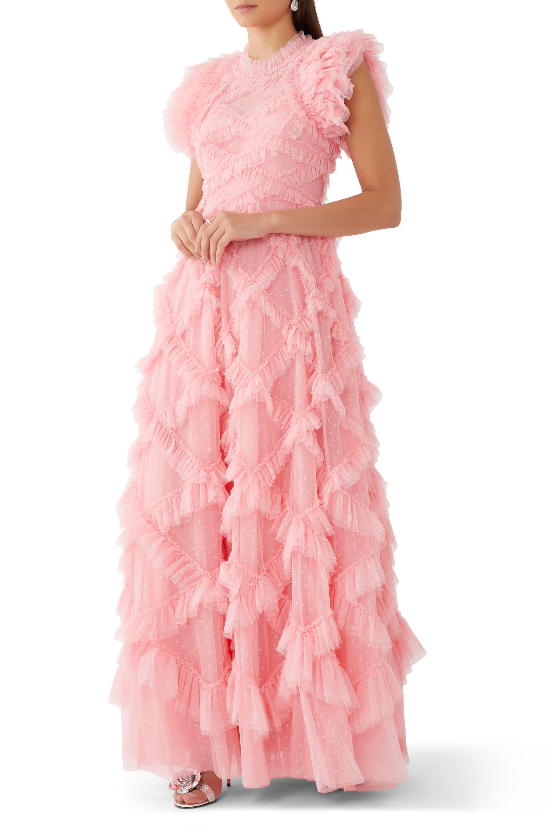 Genevieve Ruffle Gown
