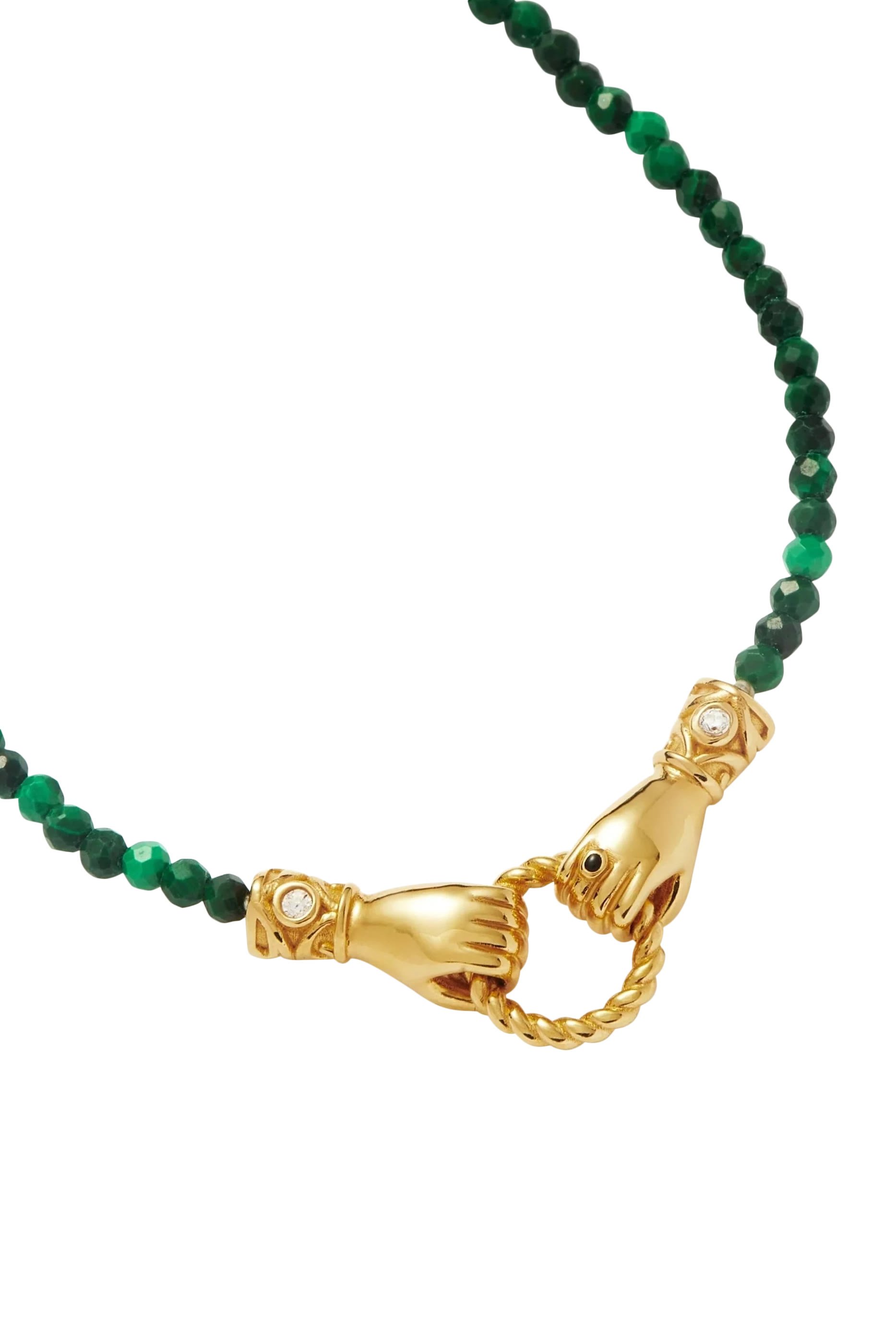  Harris Reed In Good Hands Mini Beaded Gemstone Bracelet