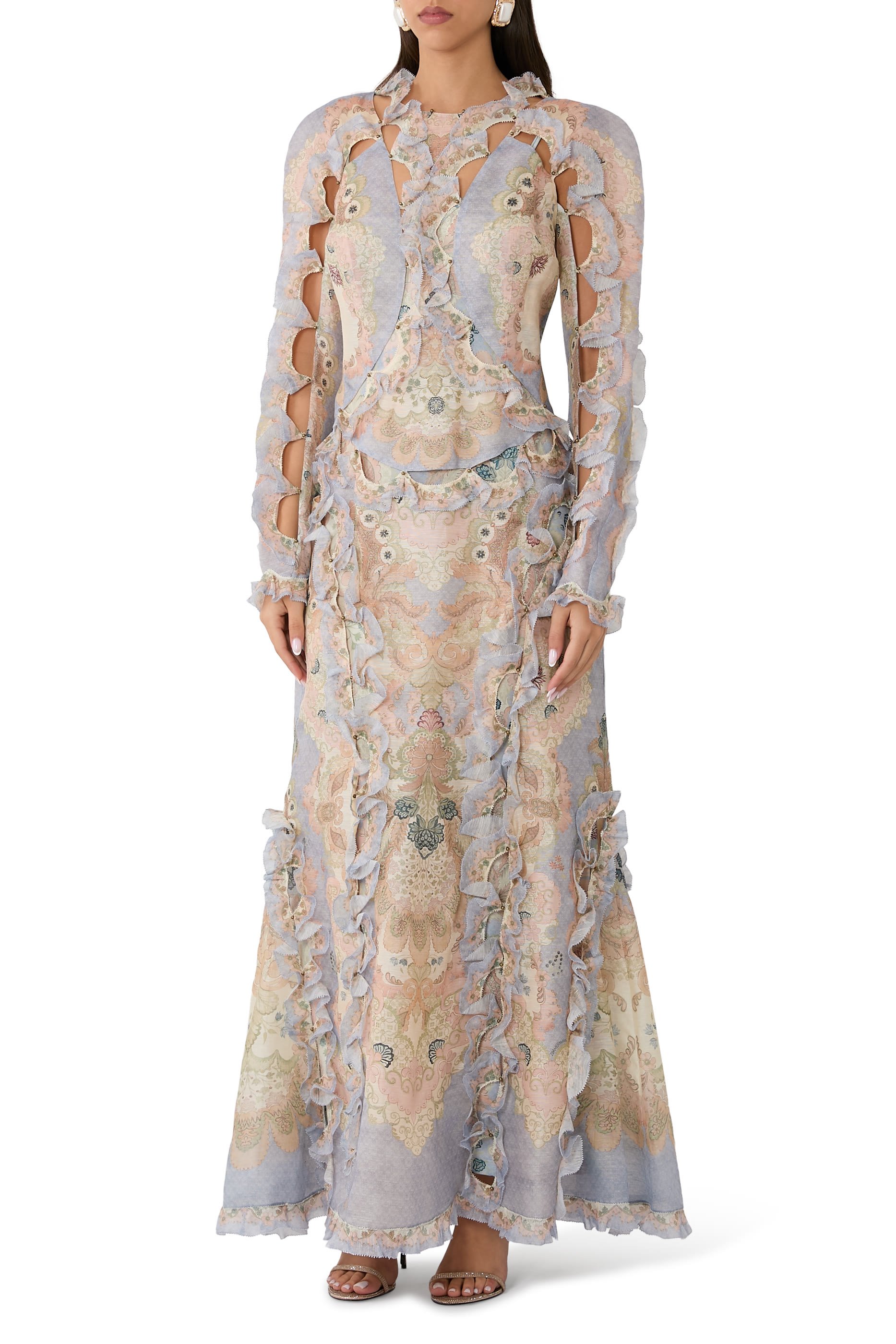 Rebellion Scallop Maxi Dress