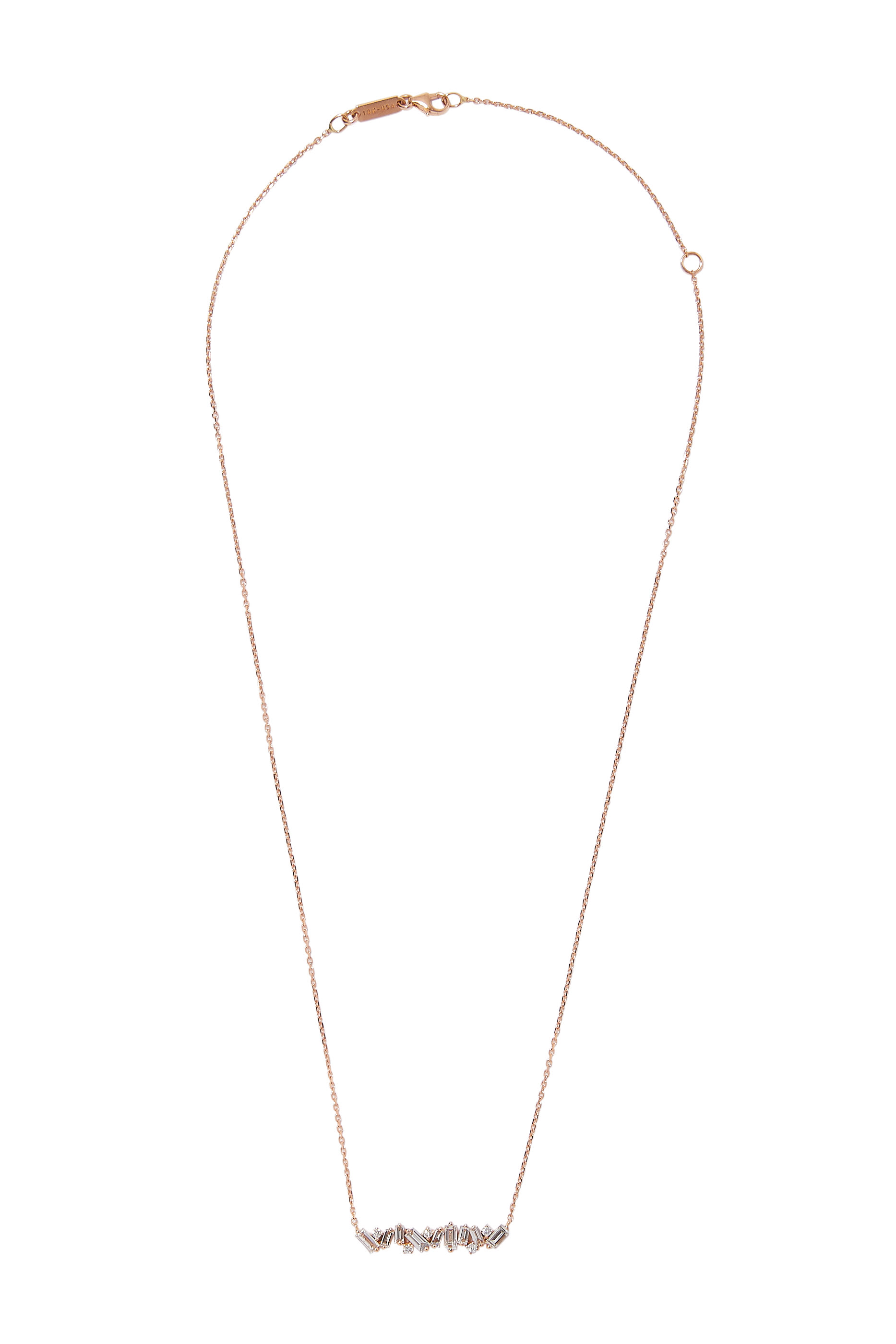 Fireworks Diamond Bar Necklace