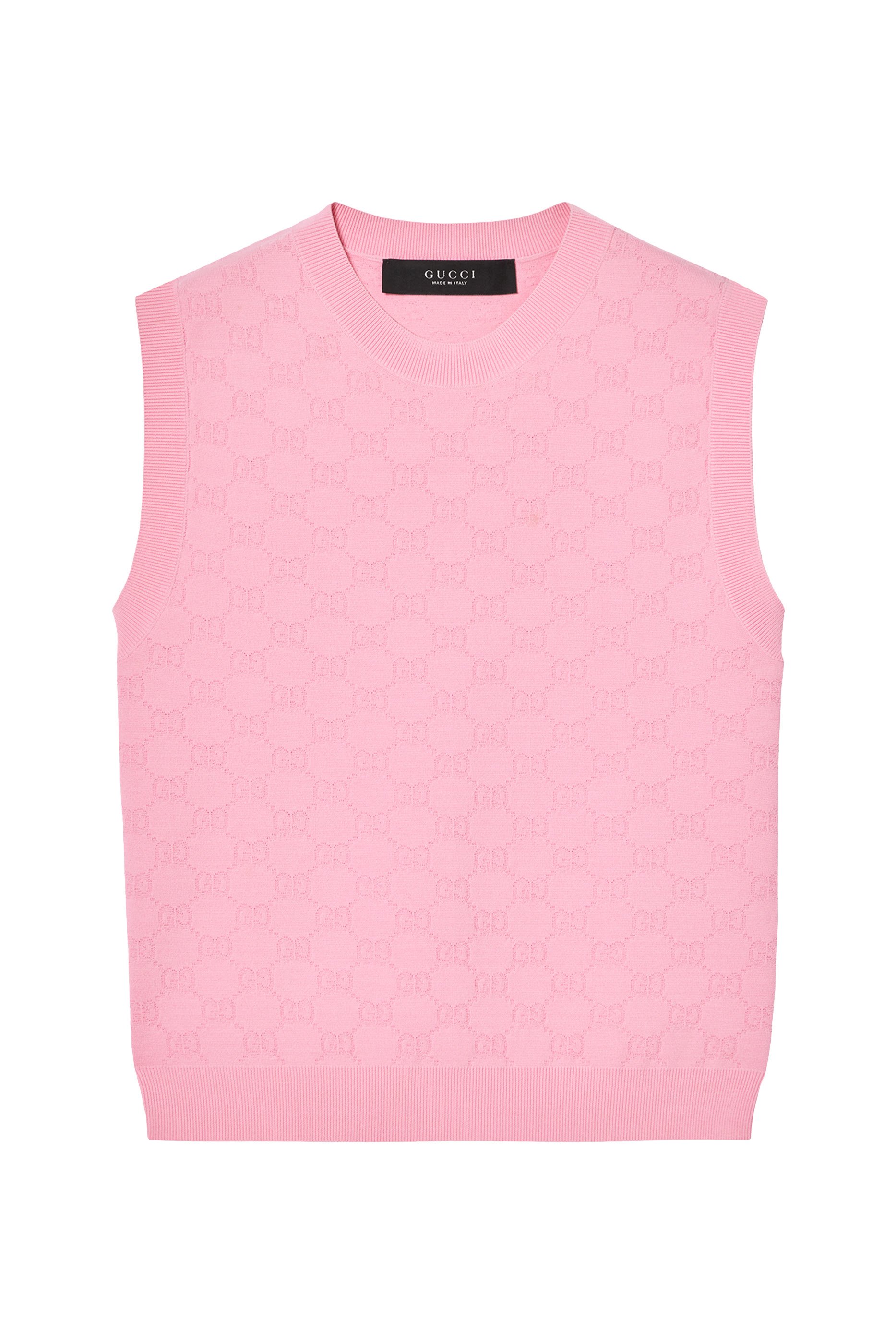 GG Fine Fabric Jacquard Vest 