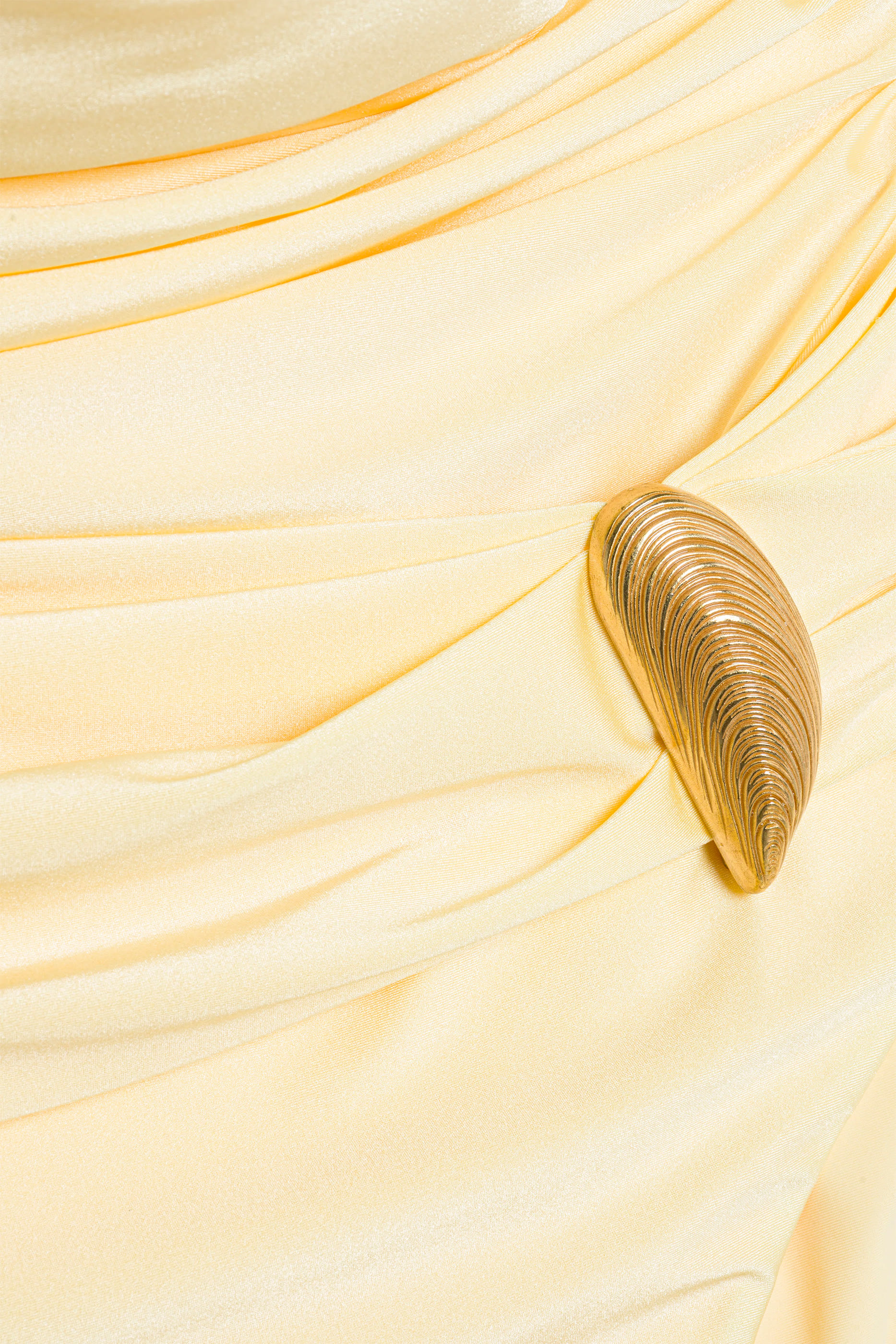 Lorena Shell Strapless One-Piece Swimsuit