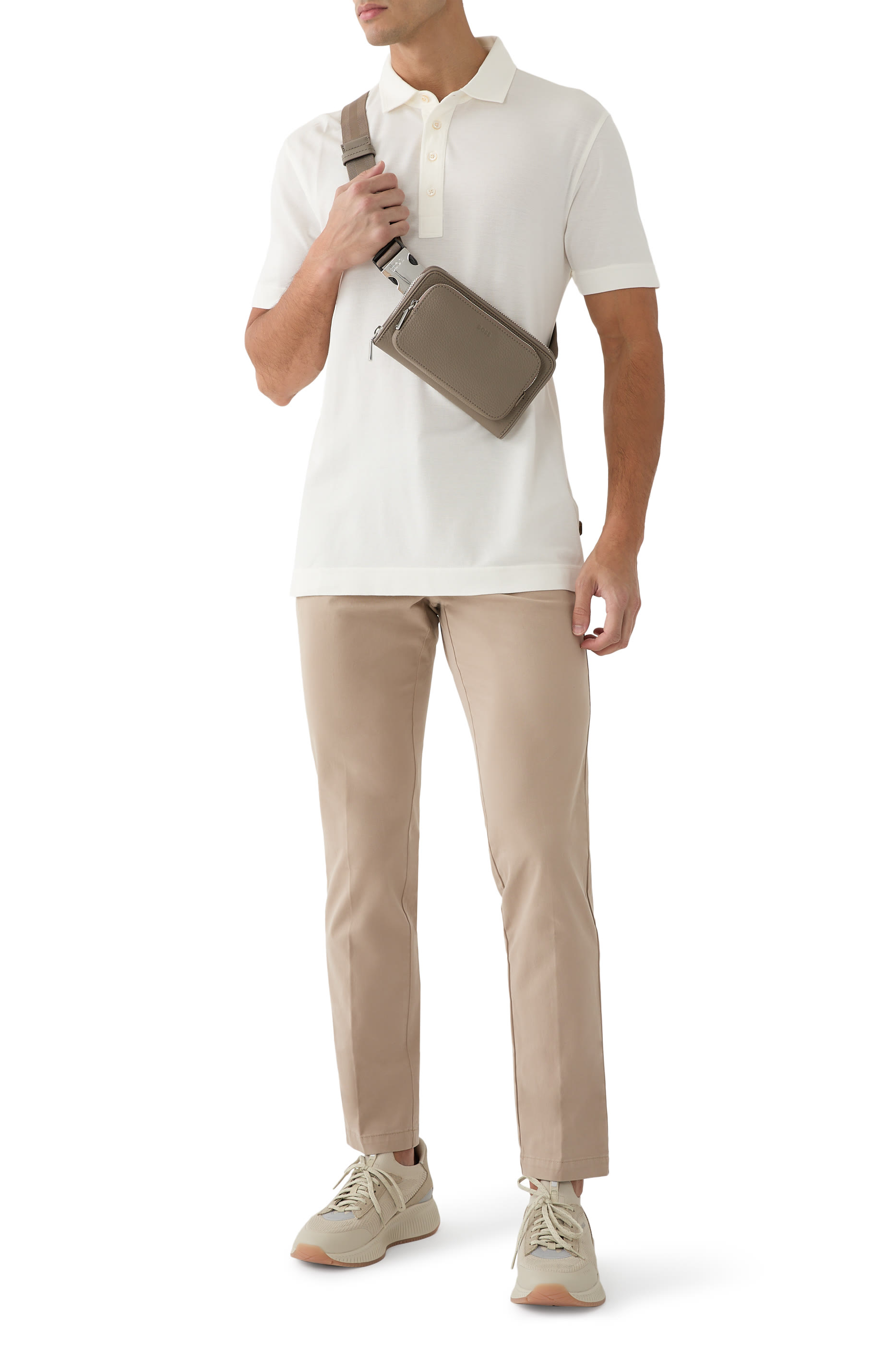 Italian-Leather Crossbody Bag