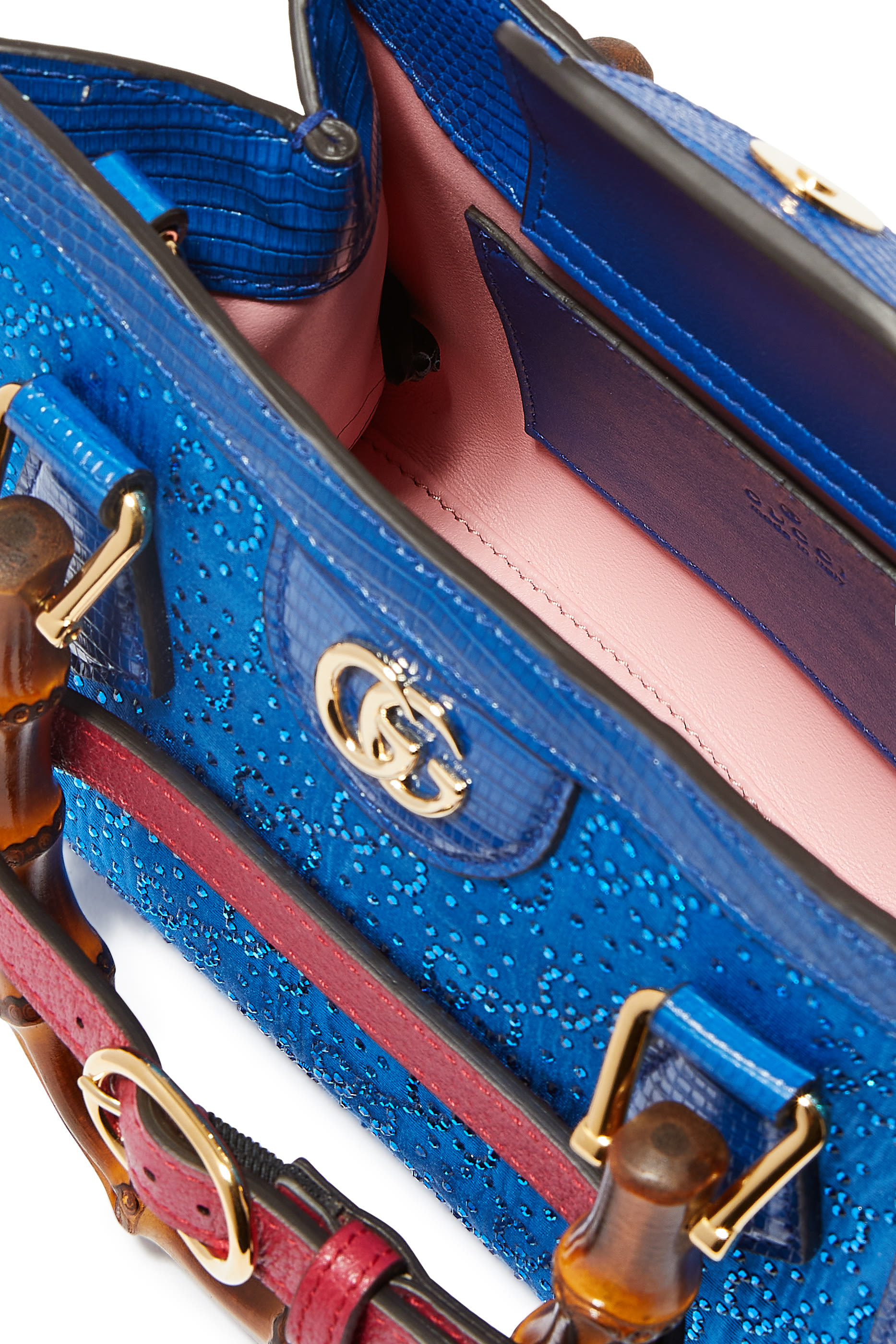 Diana Mini Rhinestone-Embellished Tote Bag