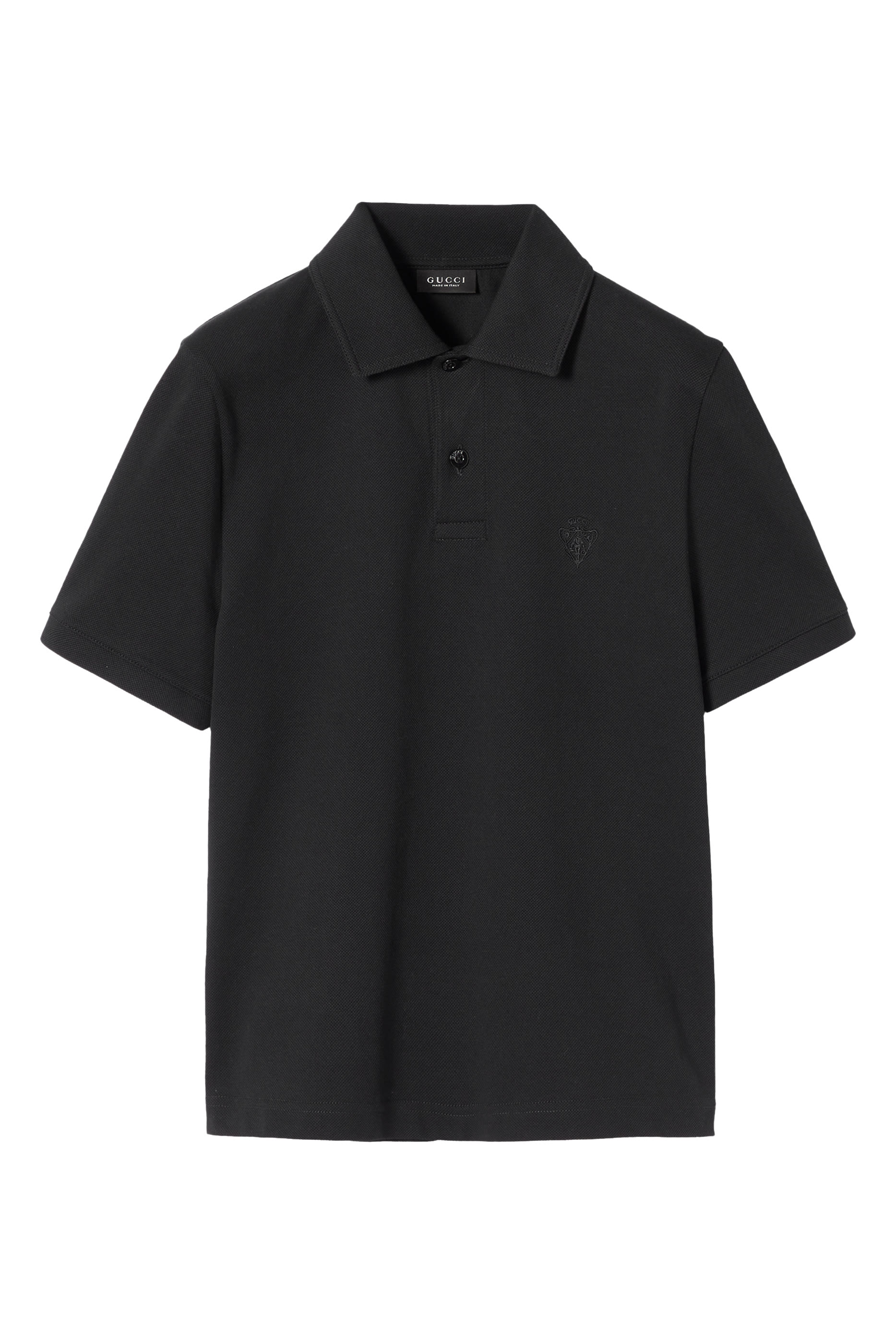 Cotton Piqu&eacute; Polo Shirt with Embroidery
