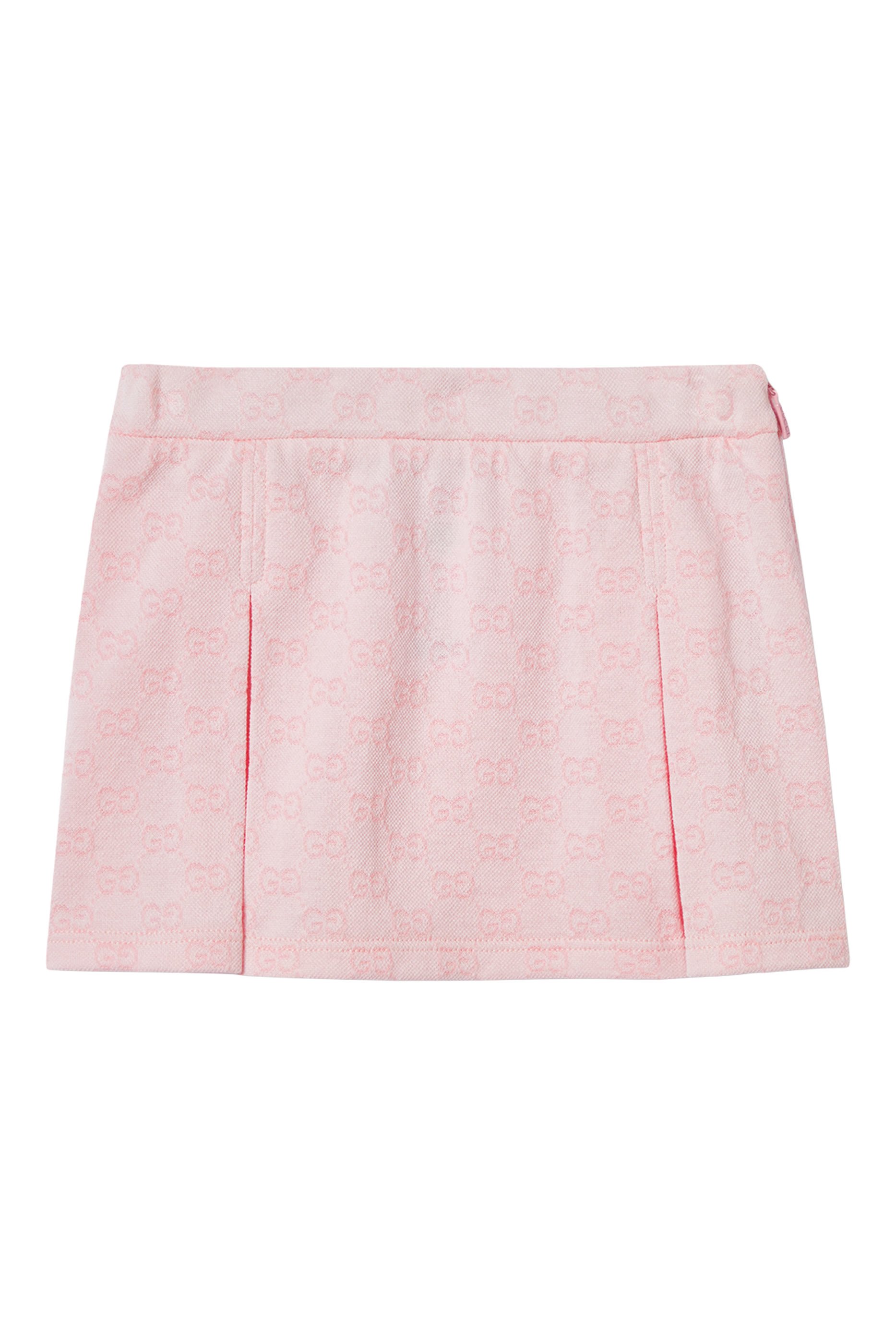 Kids GG Box Pleats Mini Skirt