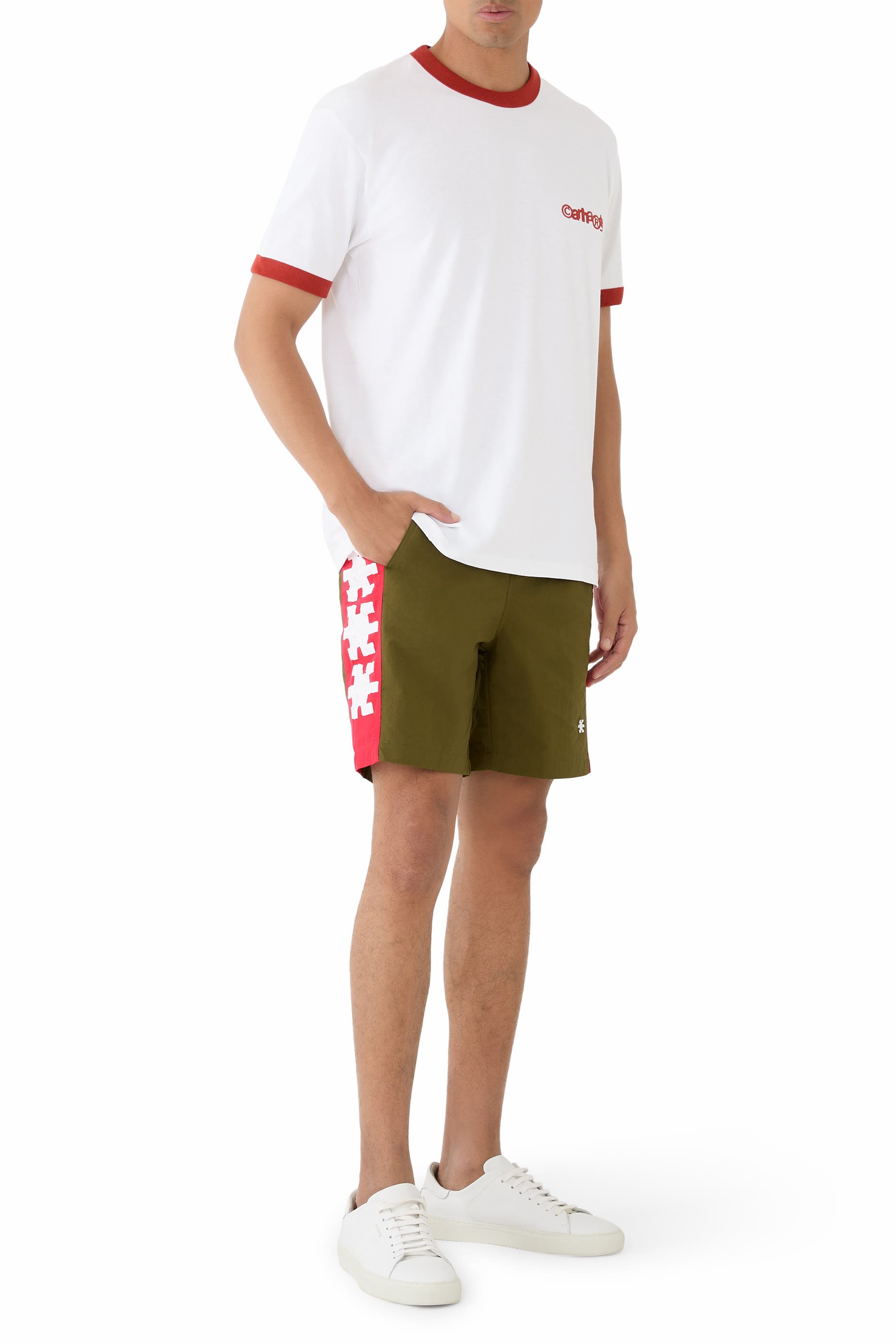 Contrast Band Swimshorts