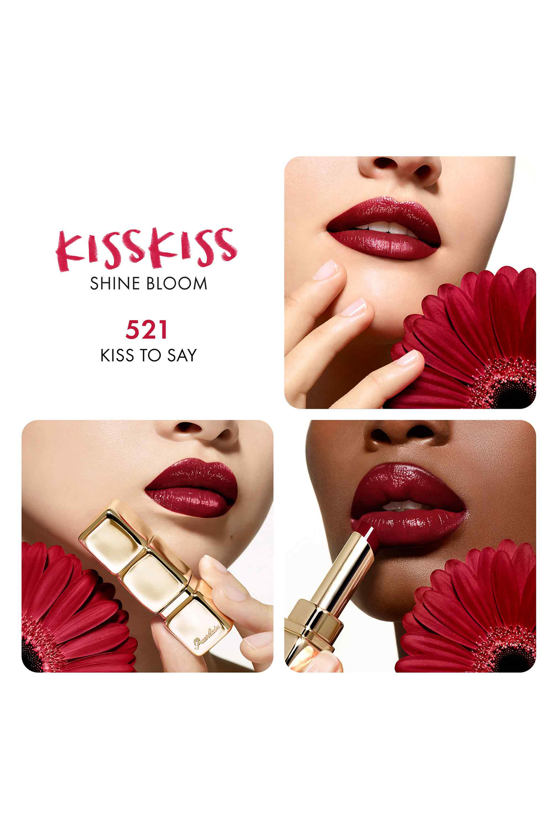 KissKiss Shine Bloom Lipstick, 3.2g