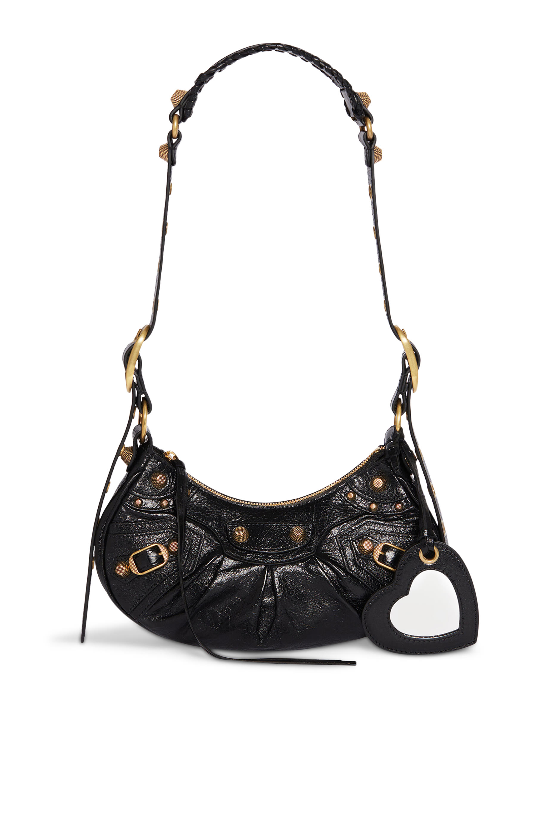 Le Cagole Small Leather Shoulder Bag