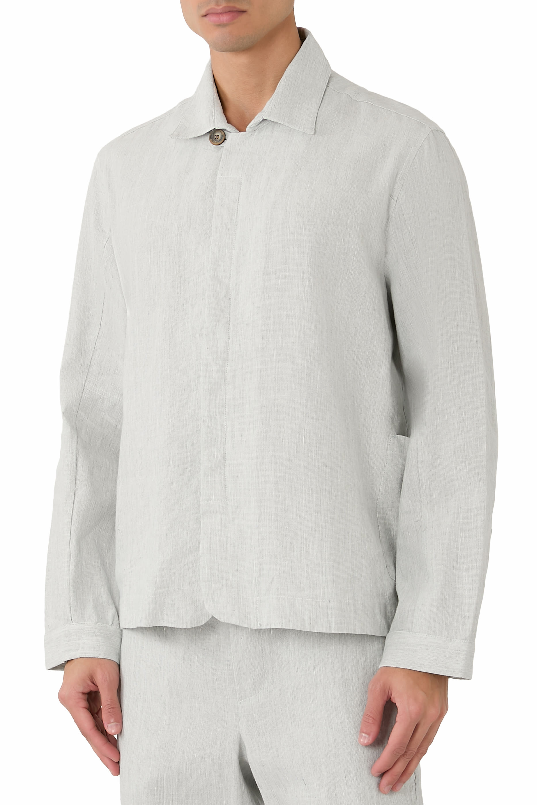 Linen Long Sleeves Jacket