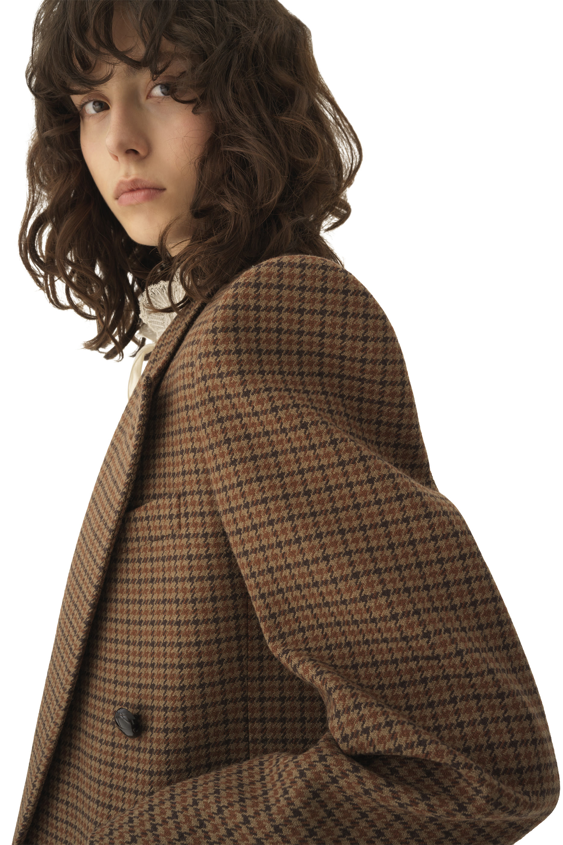 Double-Breasted Tailored Wool Jacket