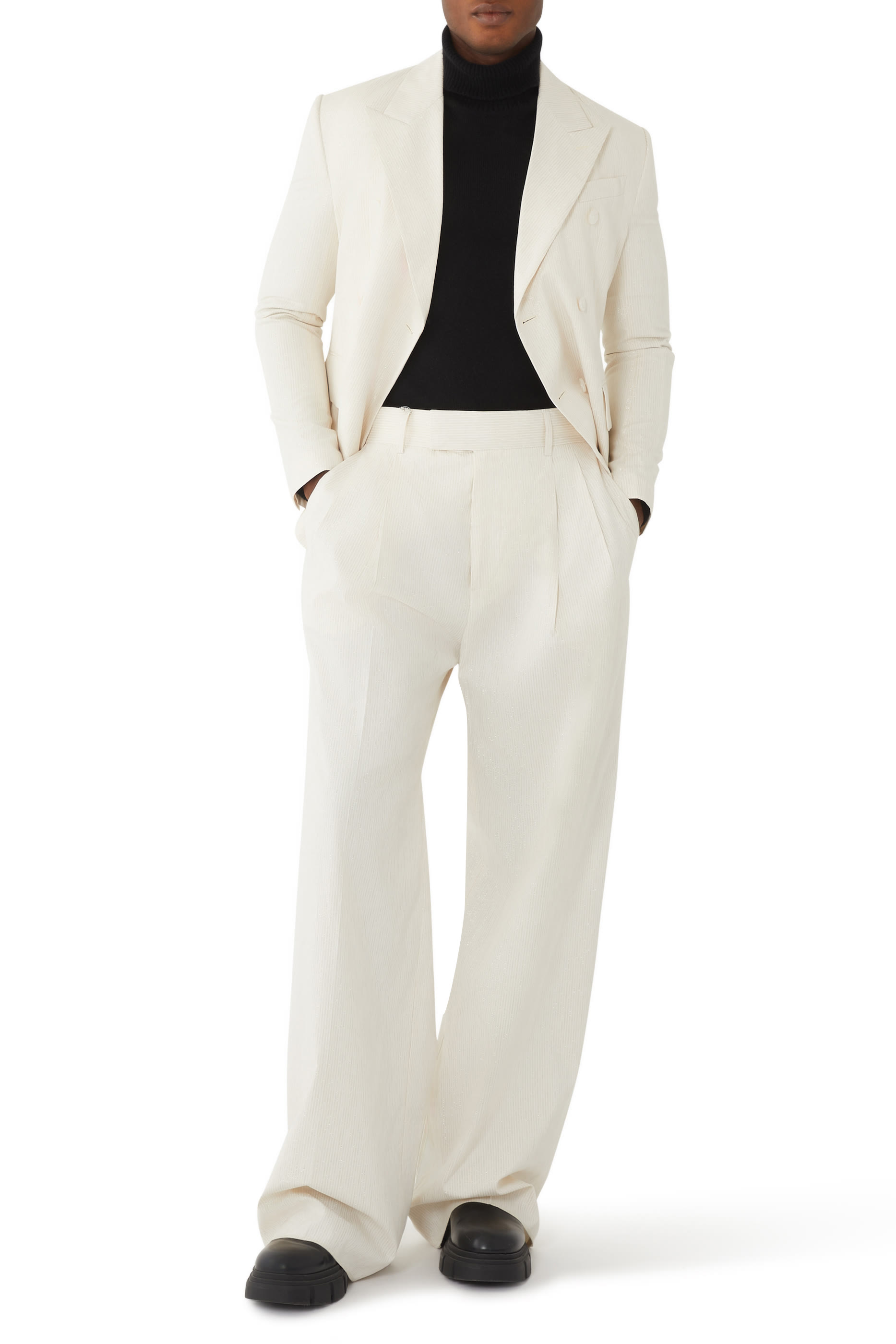 Shimmer Stripe Blazer