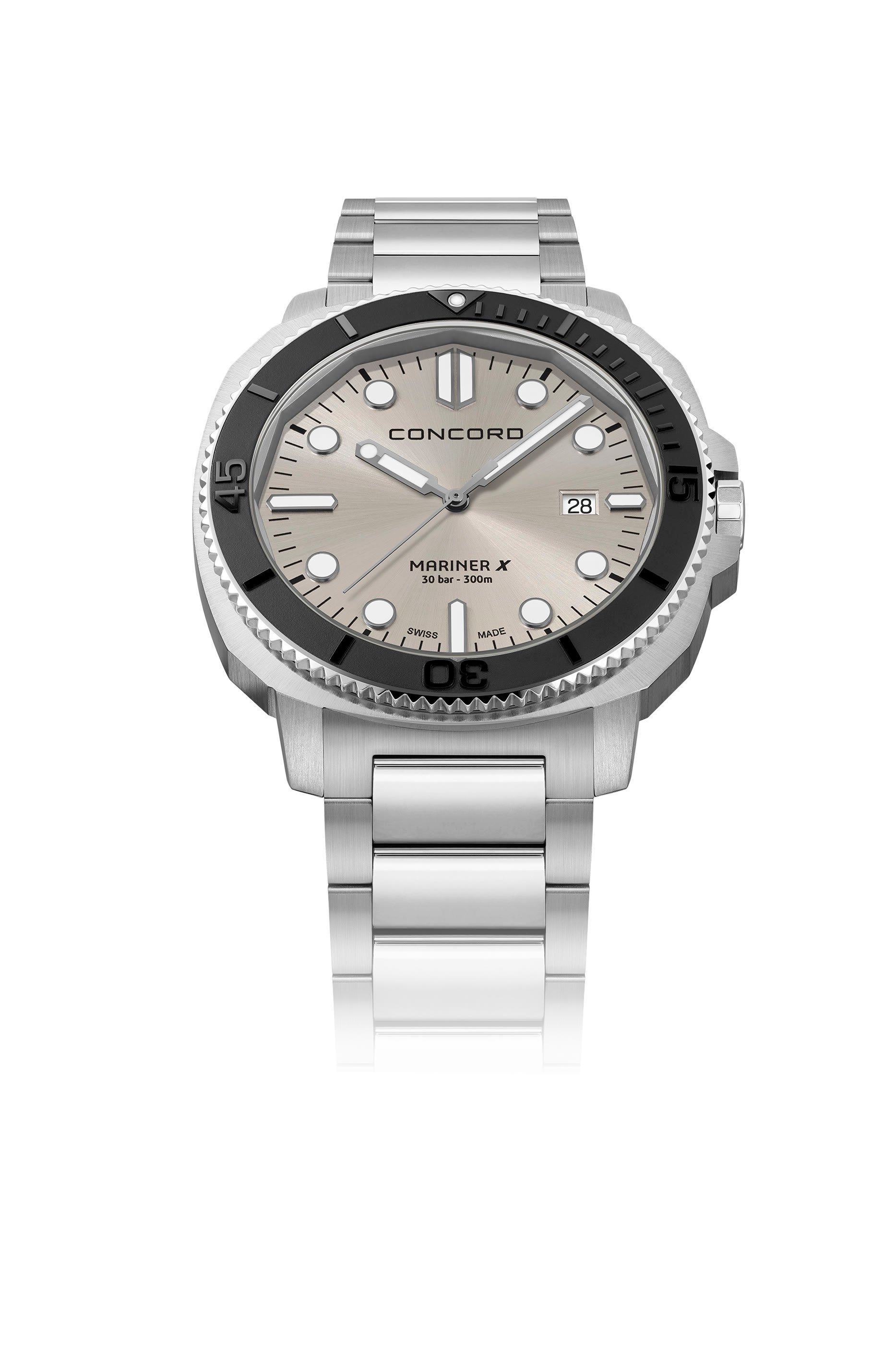 Mariner X Diver Quartz Watch, Stainless Steel, Ceramic & Sapphire Crystal