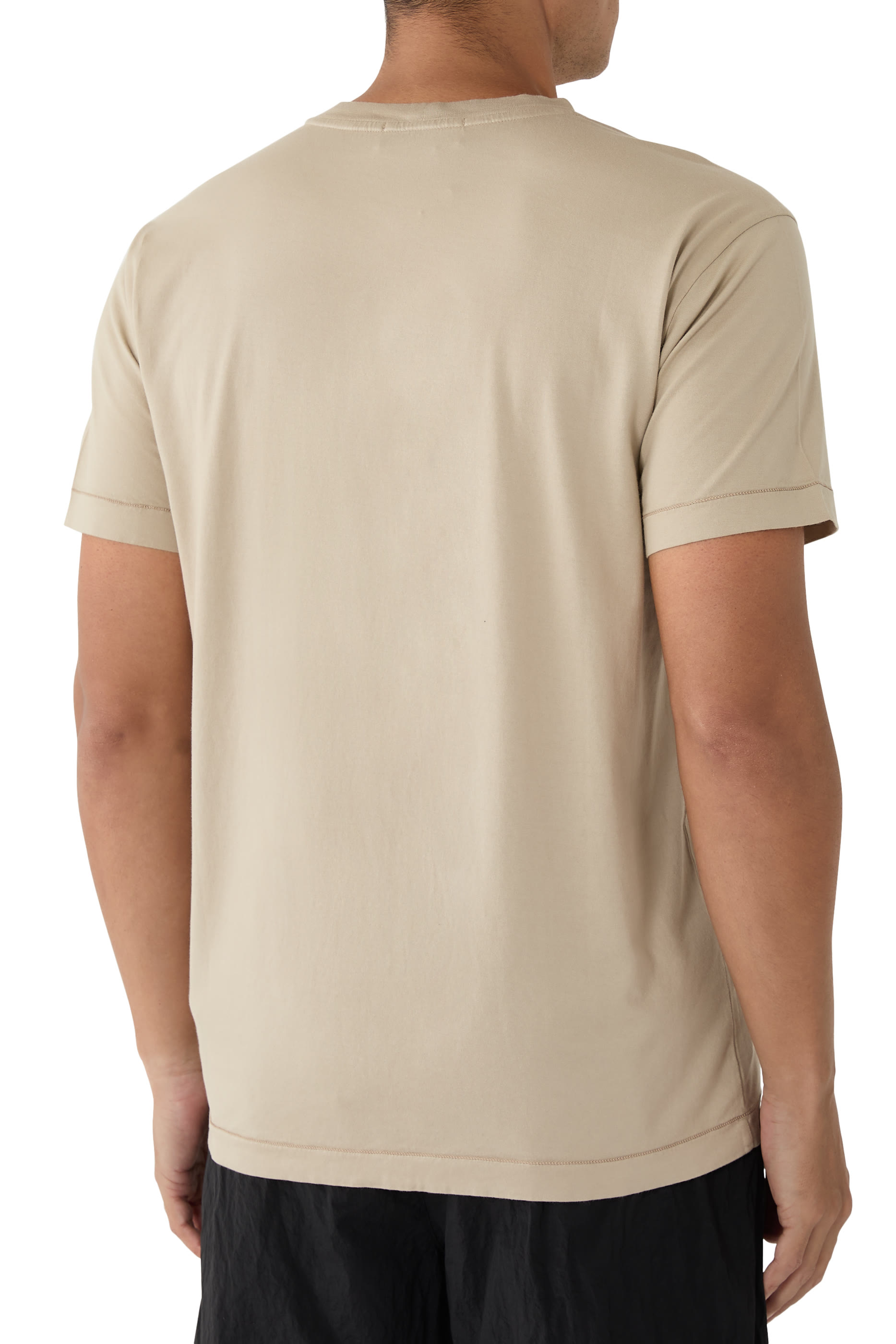 Compass Logo Patch Slim-Fit T-Shirt