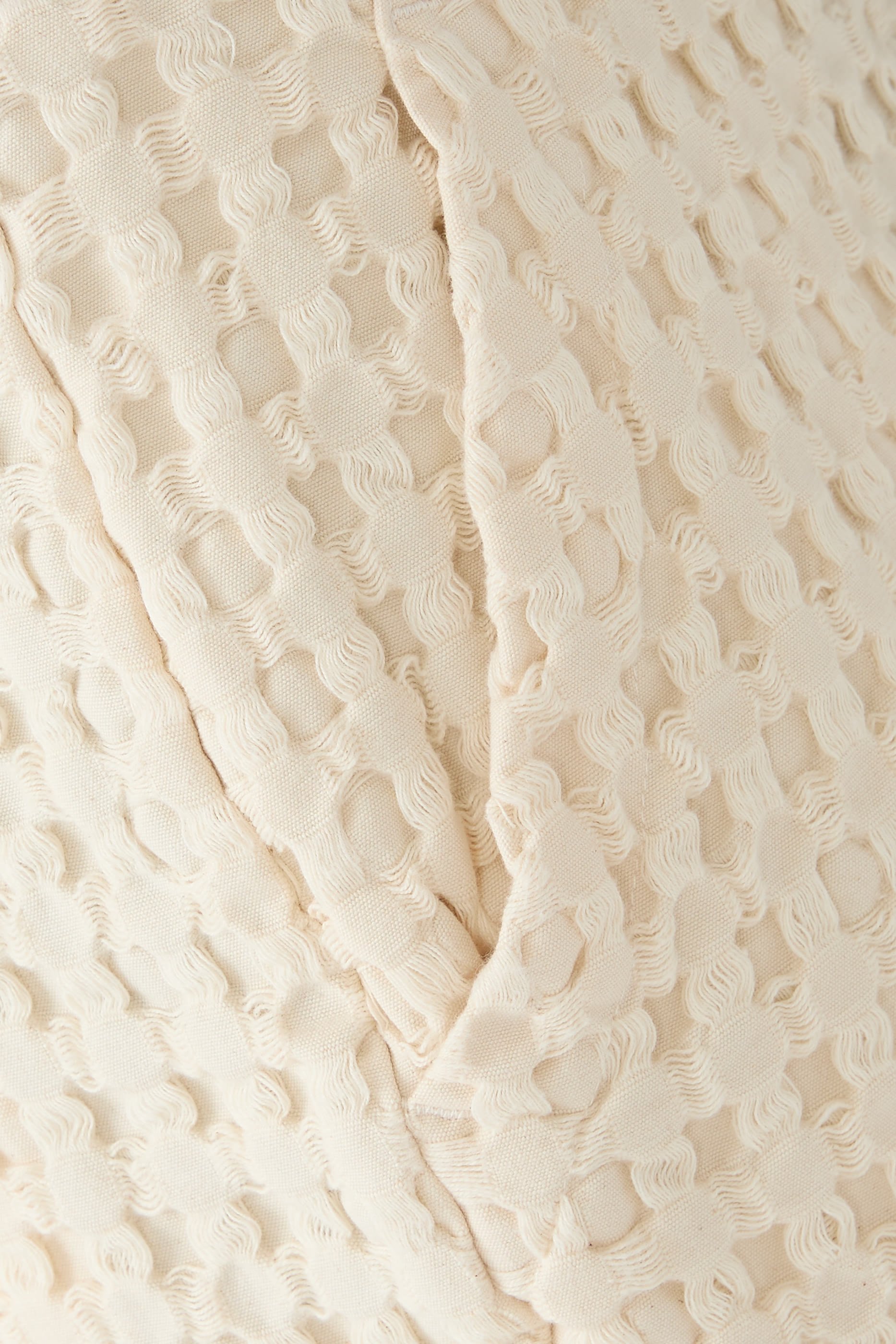 Ecru Cuba Waffle Shorts