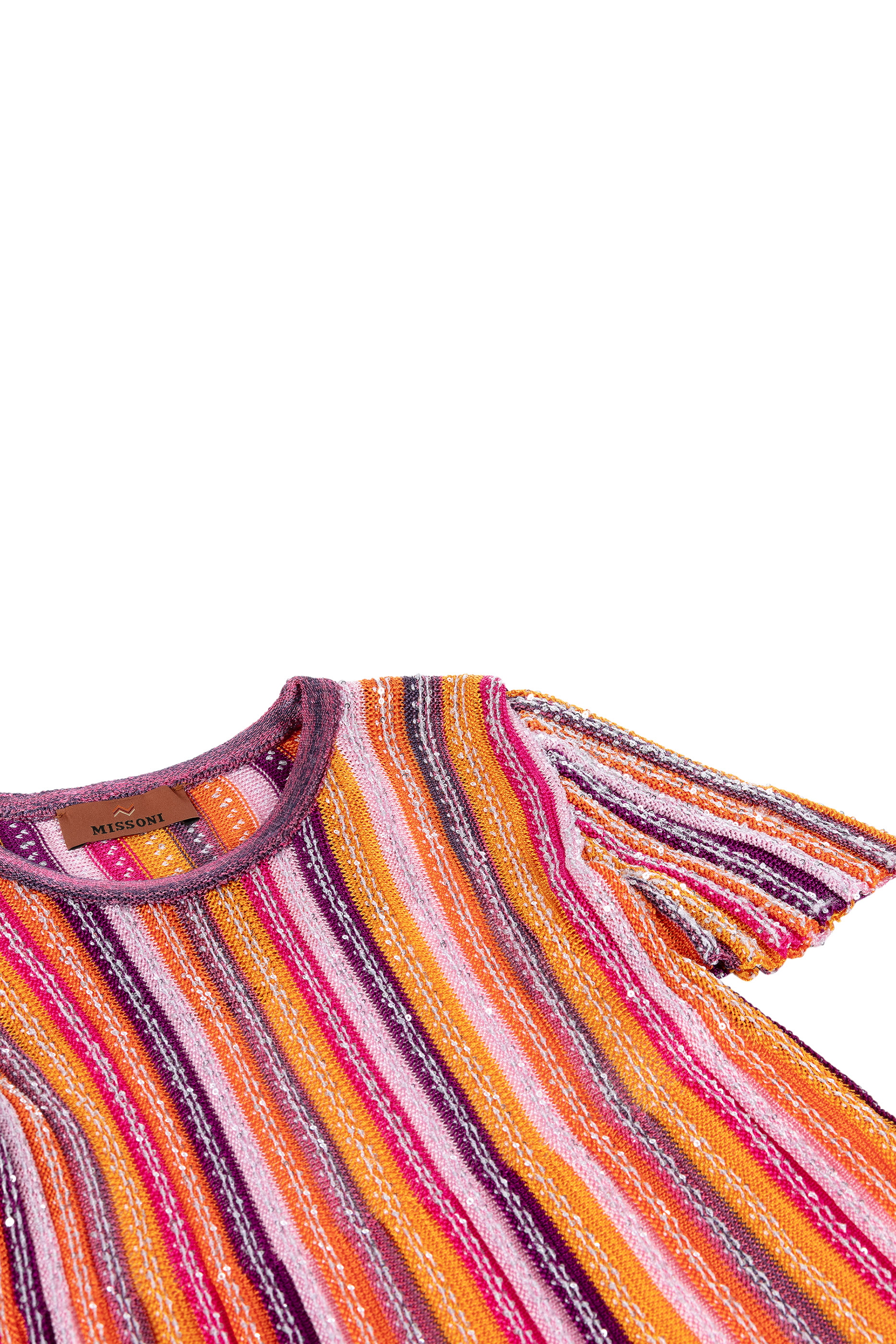 Kids Partialized Sequinned Knit Mini Dress