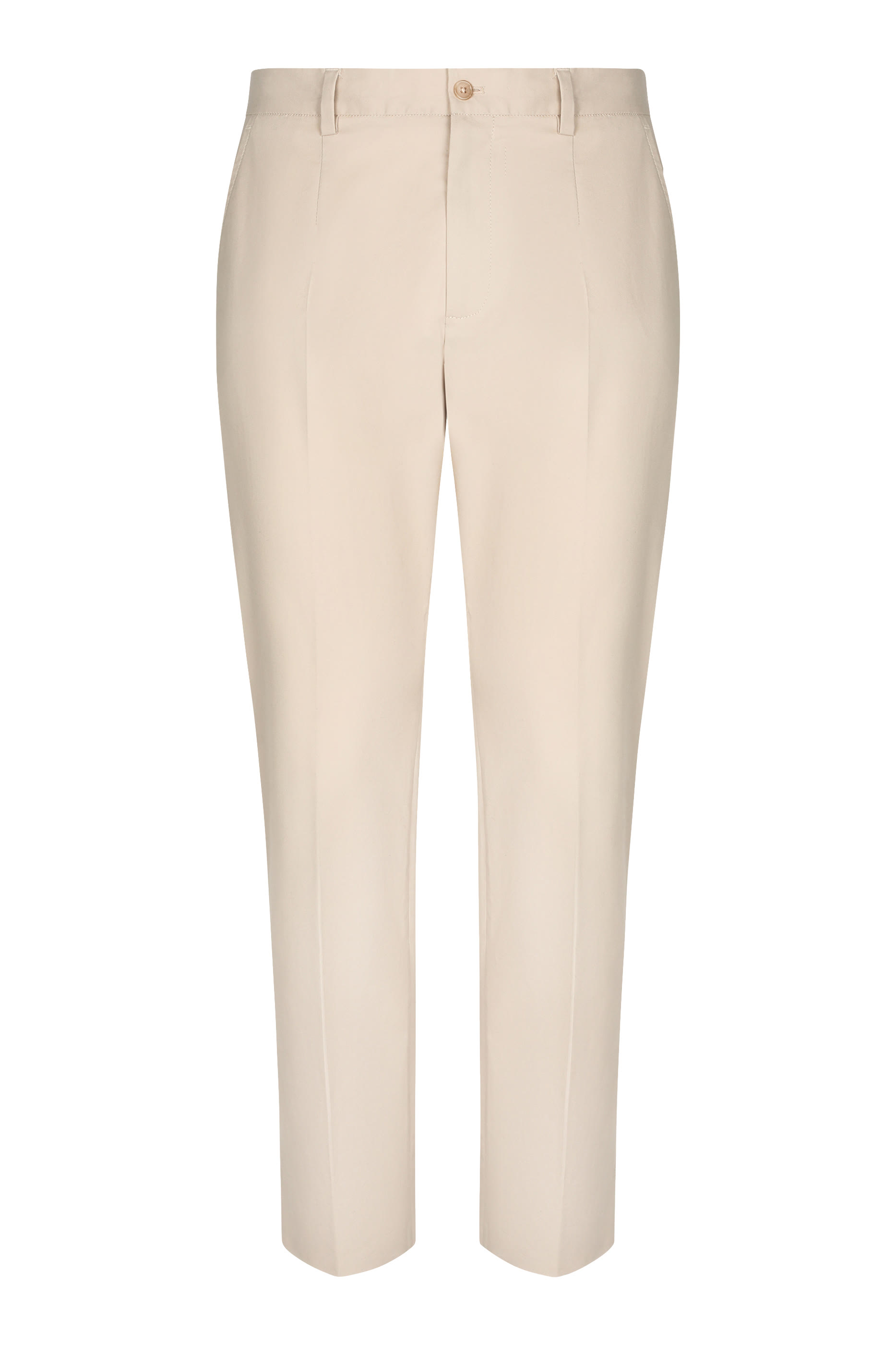 Logo Stretch Cotton Pants