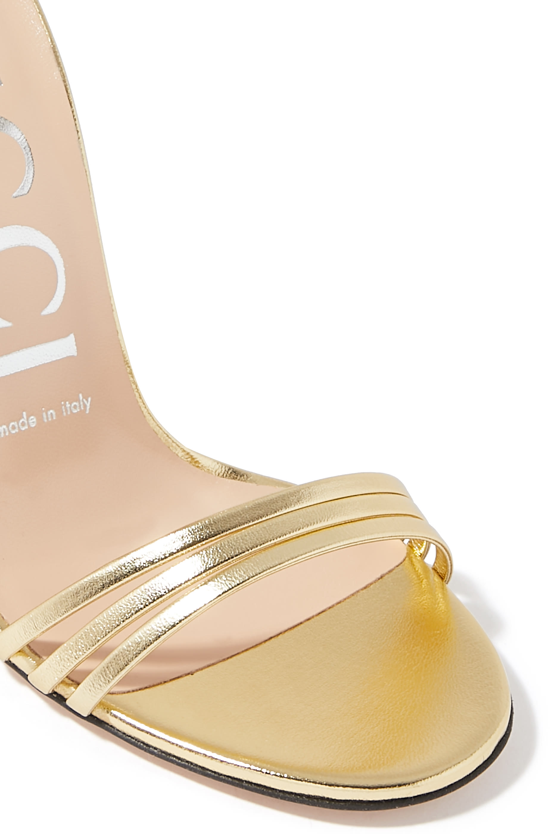 Ilse 110 Metallic Leather Sandals