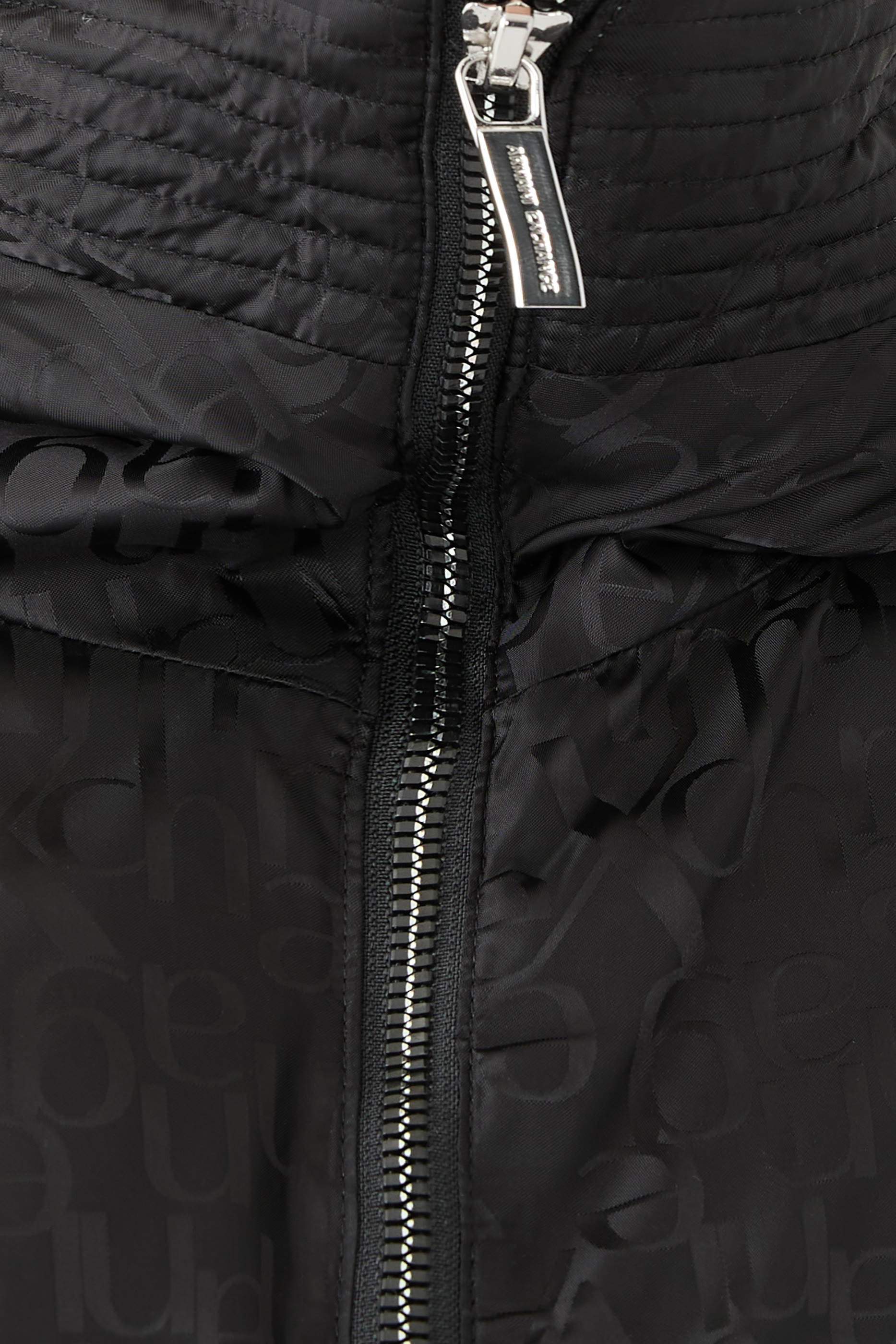 Logo Nylon Jacquard Jacket