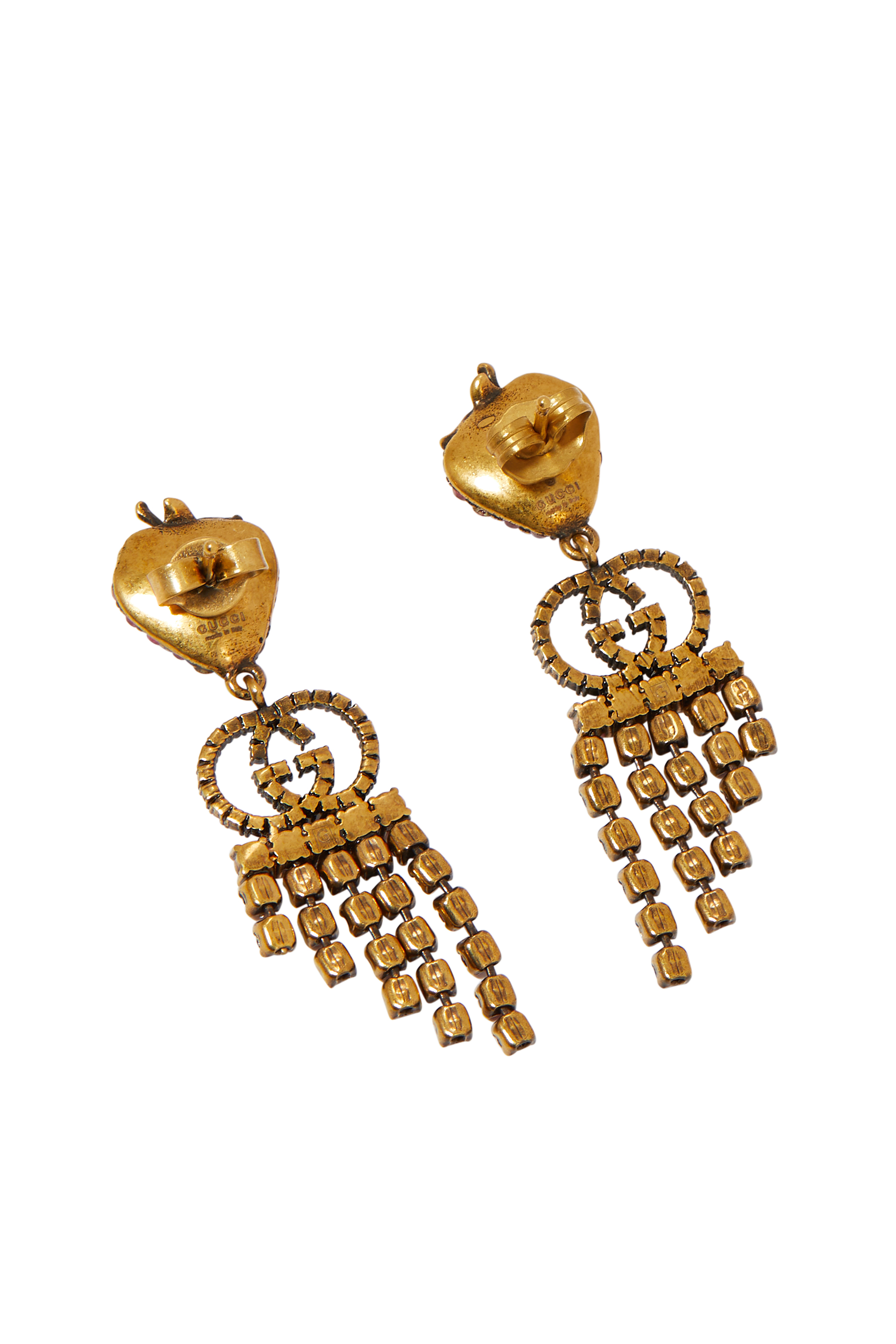 Strawberry Crystal Earrings