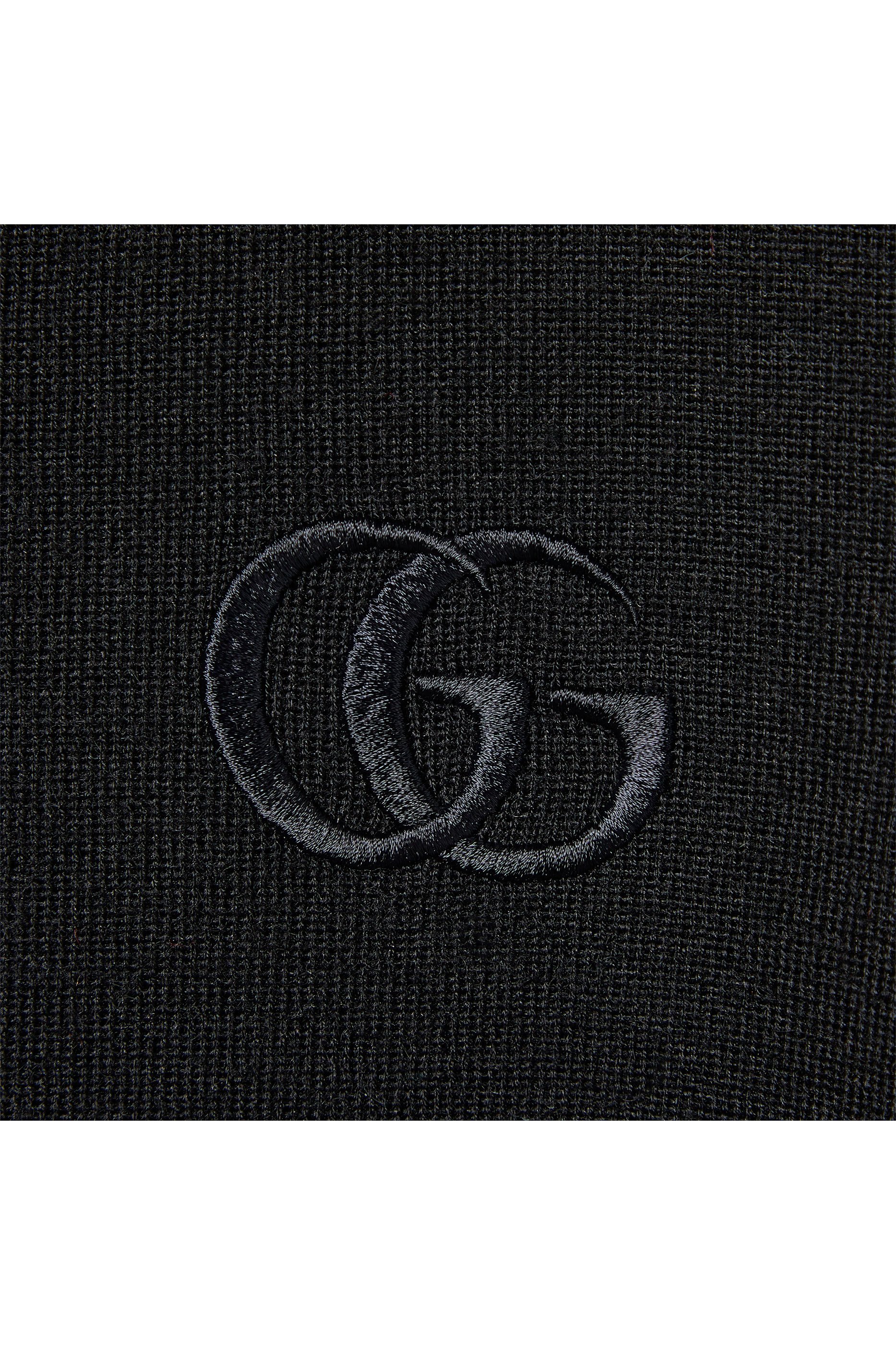 Cashmere Silk Polo Shirt with Embroidery 