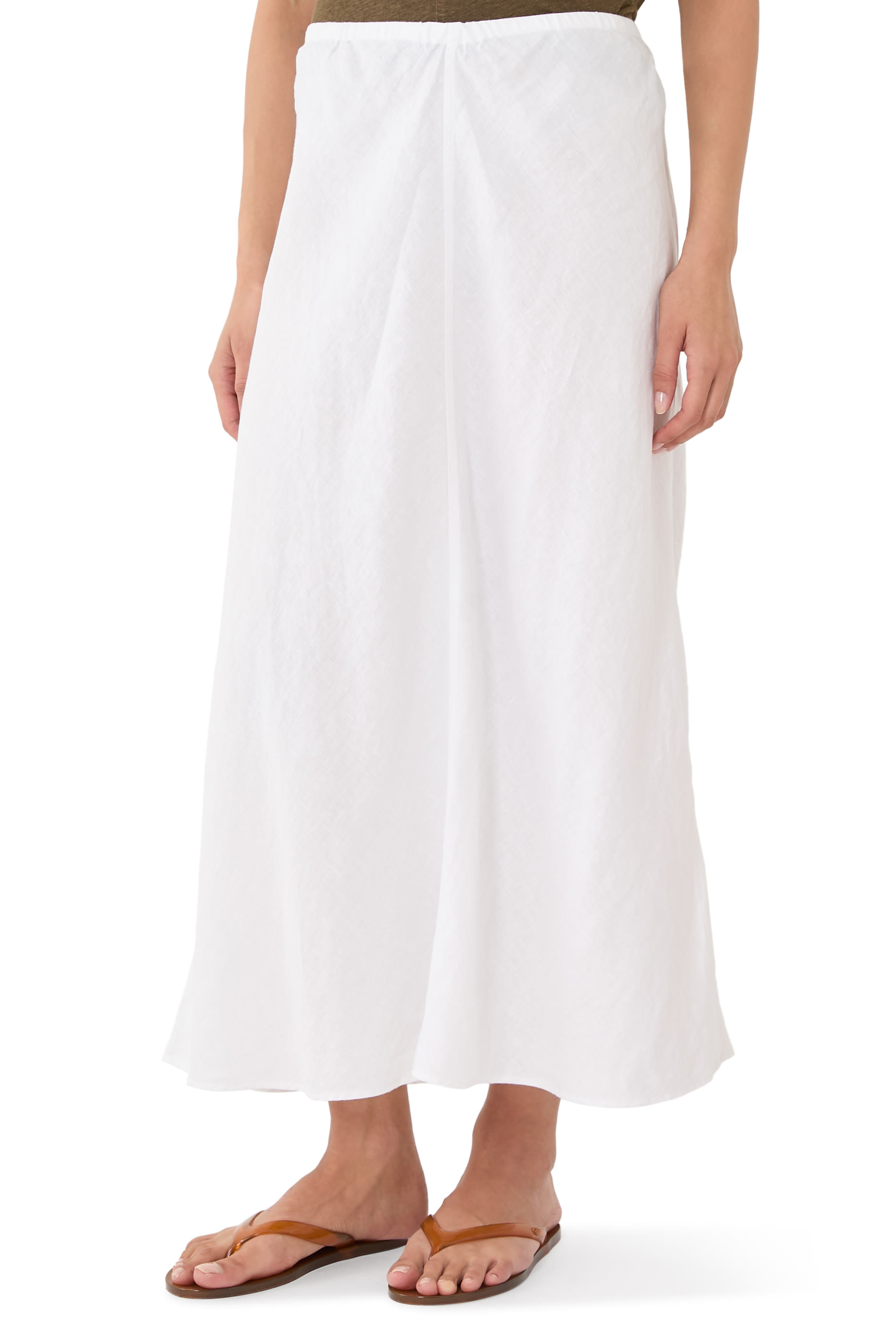 Organic Linen Bias Skirt