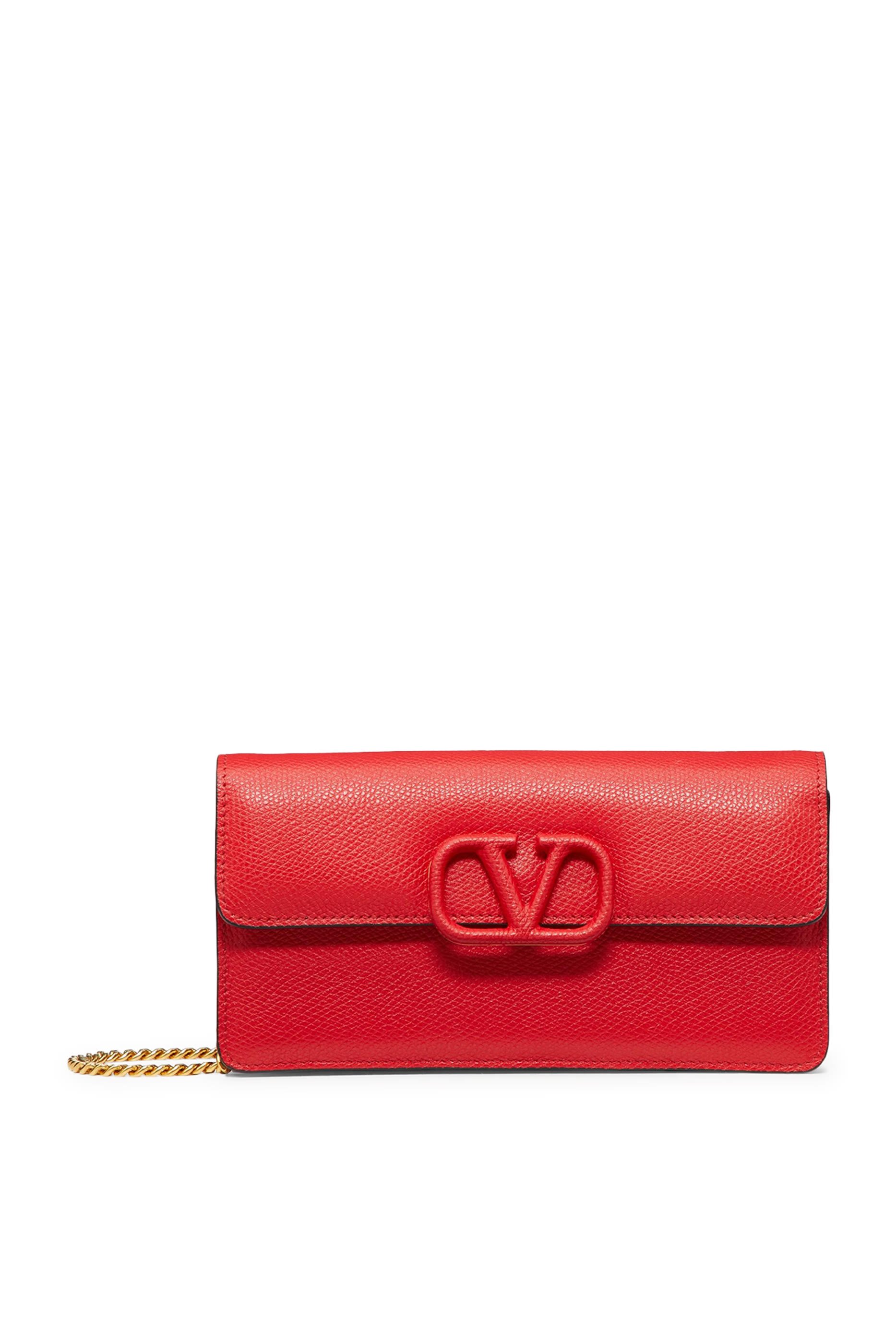 VLogo Signature Wallet with Strap