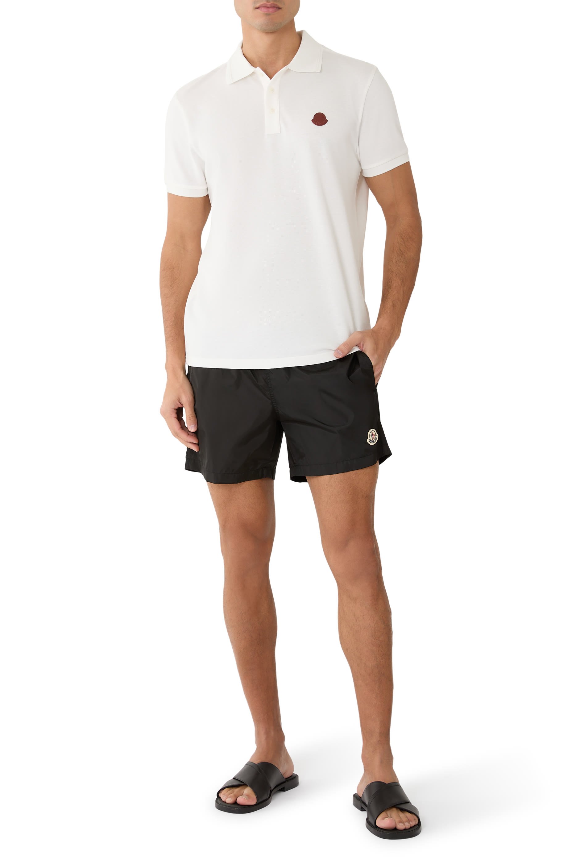 Logo Patch Swim Shorts