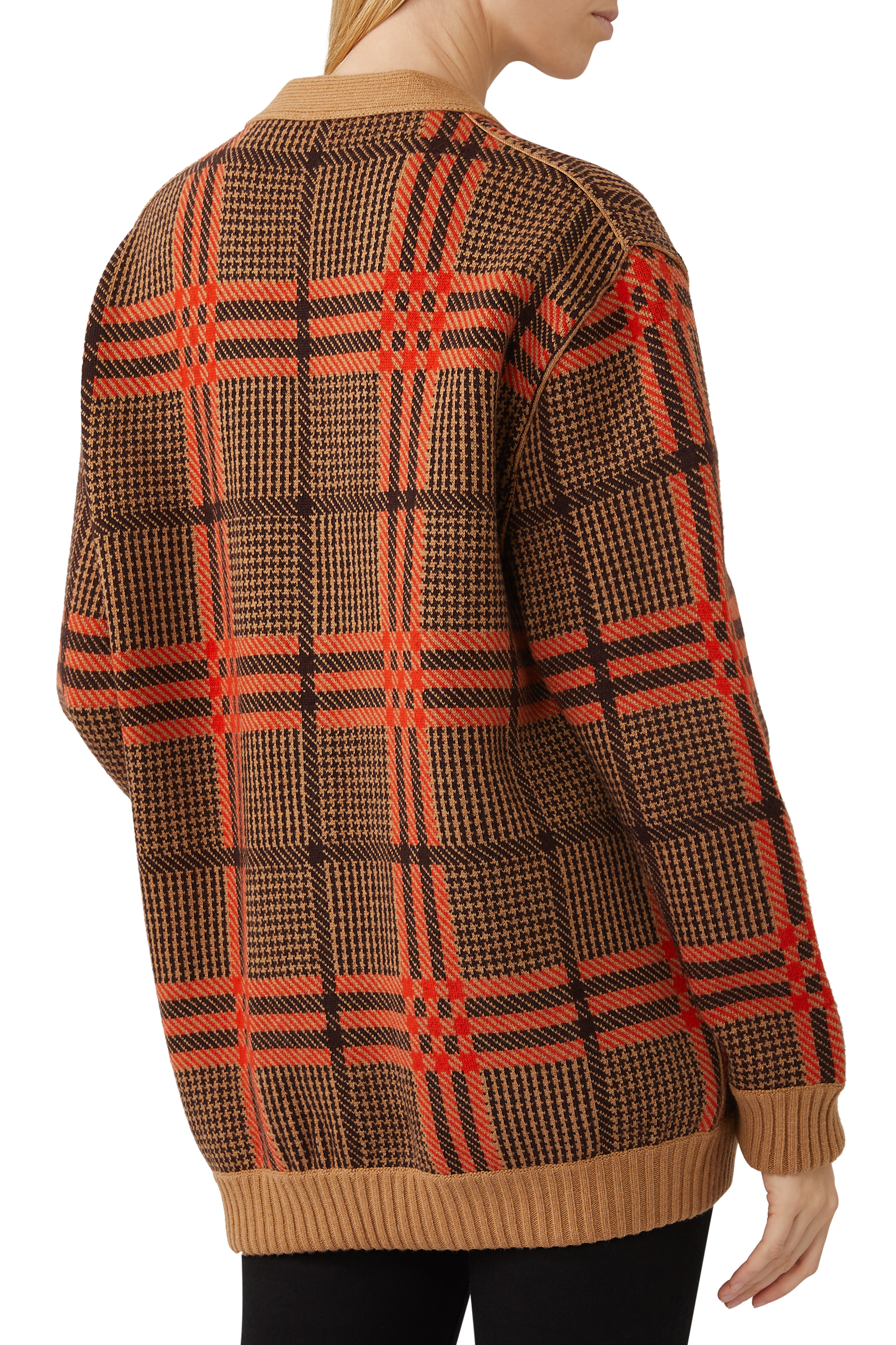 Reversible Knit Wool Cardigan